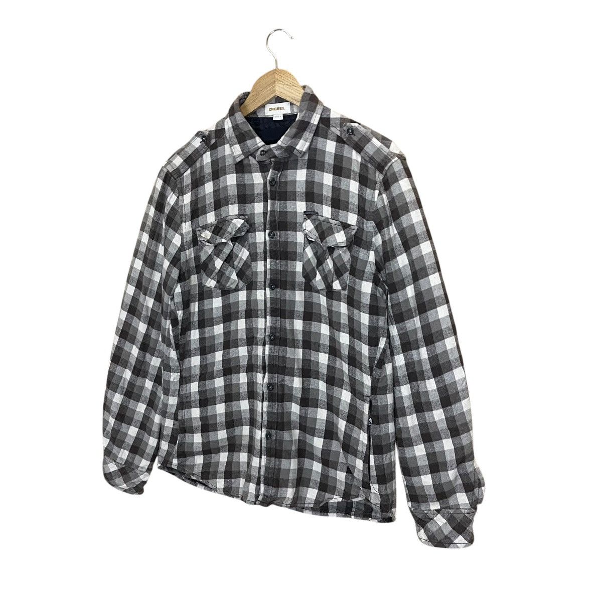 Diesel DIESEL CHECKED BUTTON JACKET Size US M / EU 48-50 / 2 - 3 Thumbnail