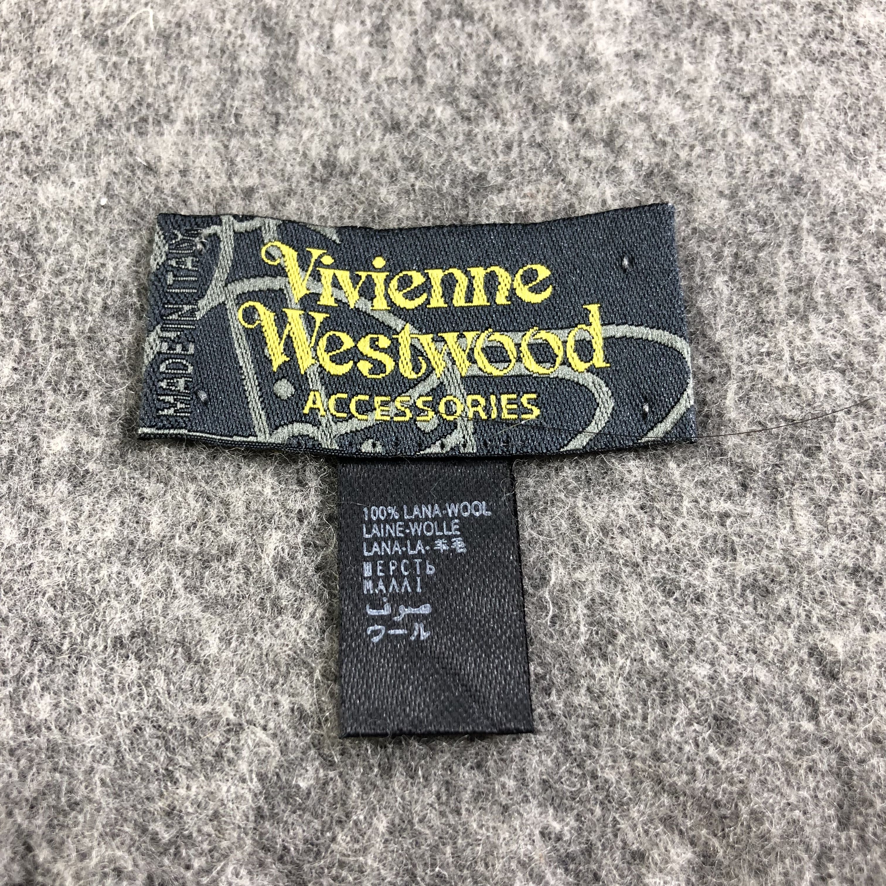 Vivienne Westwood Vivienne Westwood Wool Scarf Muffler V1866 Size ONE SIZE - 5 Thumbnail