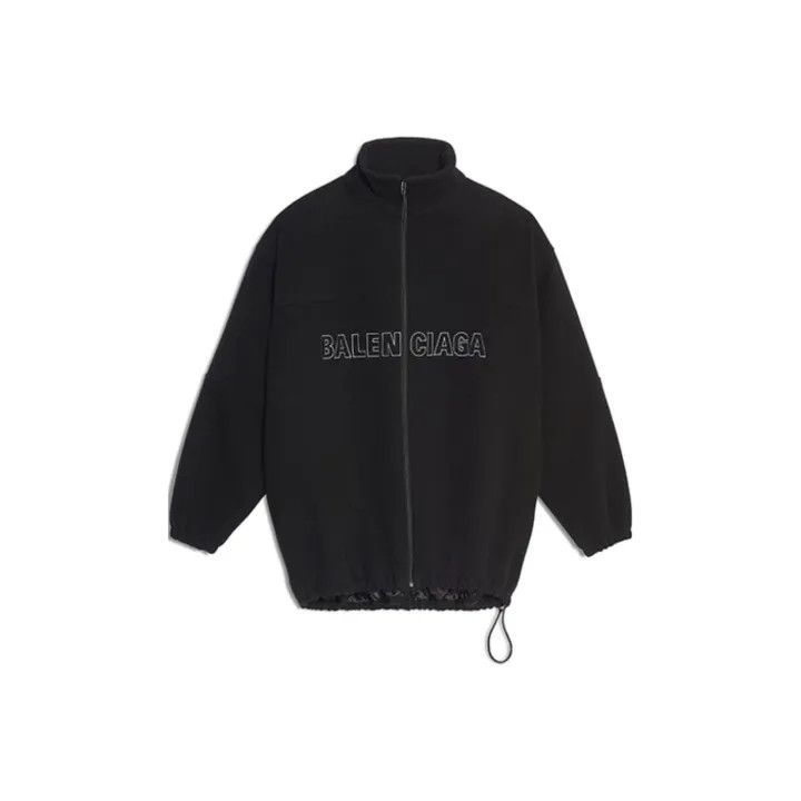 Balenciaga Balenciaga SS22 Logo Print Zip Jacket 0079 Size US L / EU 52-54 / 3 - 1 Thumbnail