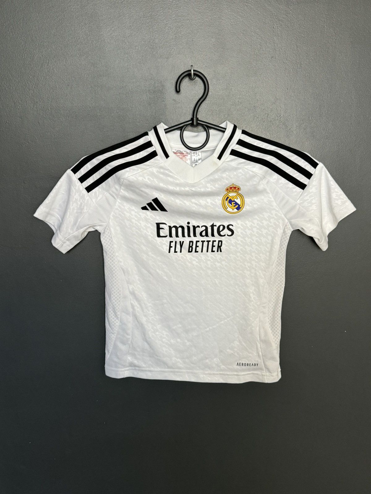 Adidas KIDS Real Madrid 24/25 Home Football Jersey T-Shirt Size US XXS / EU 40 - 1 Thumbnail