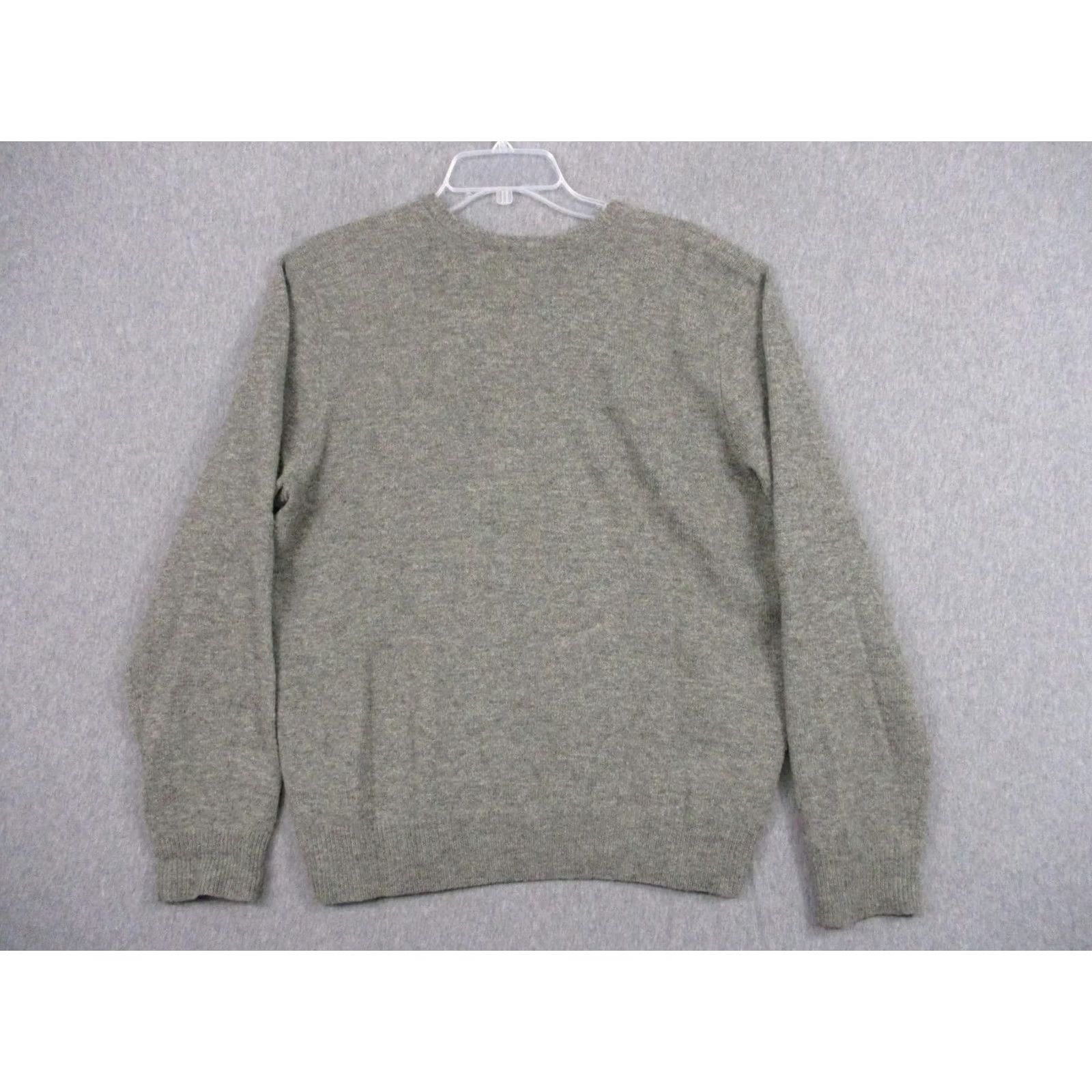 Polo Ralph Lauren Polo by Ralph Lauren Sweater Mens Large Gray V-Neck Lambswool Knit Pony Logo Size US L / EU 52-54 / 3 - 7 Thumbnail