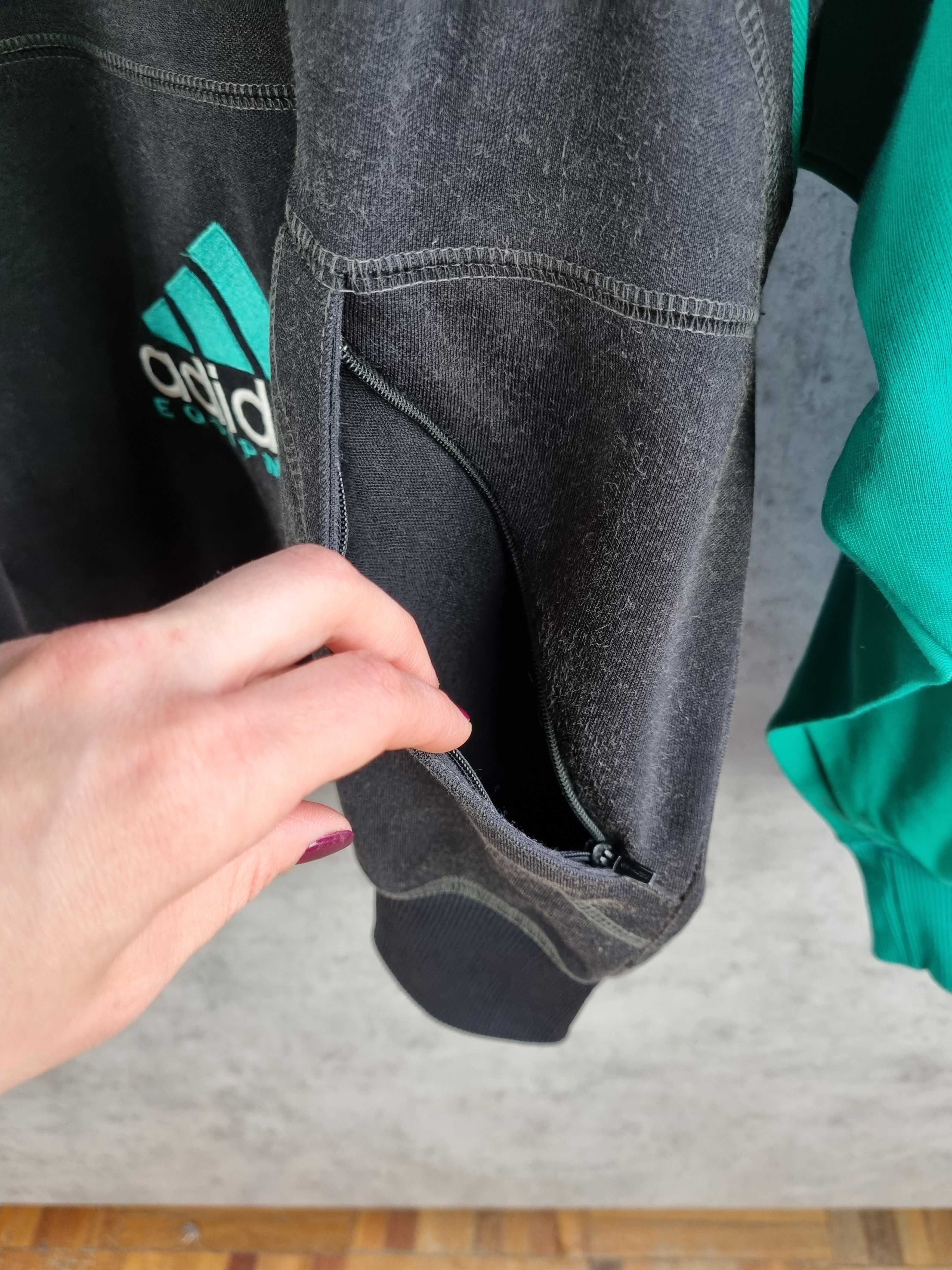 Adidas × Vintage 80s ADIDAS Equipment Vintage half zip up sweatshirt Size US M / EU 48-50 / 2 - 11 Thumbnail