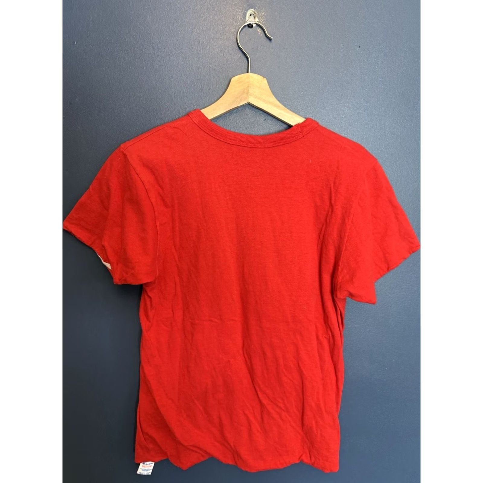 Champion VINTAGE Champion Reversible Red Tee Shirt Size M 80s Mens Shirt Size US M / EU 48-50 / 2 - 4 Thumbnail