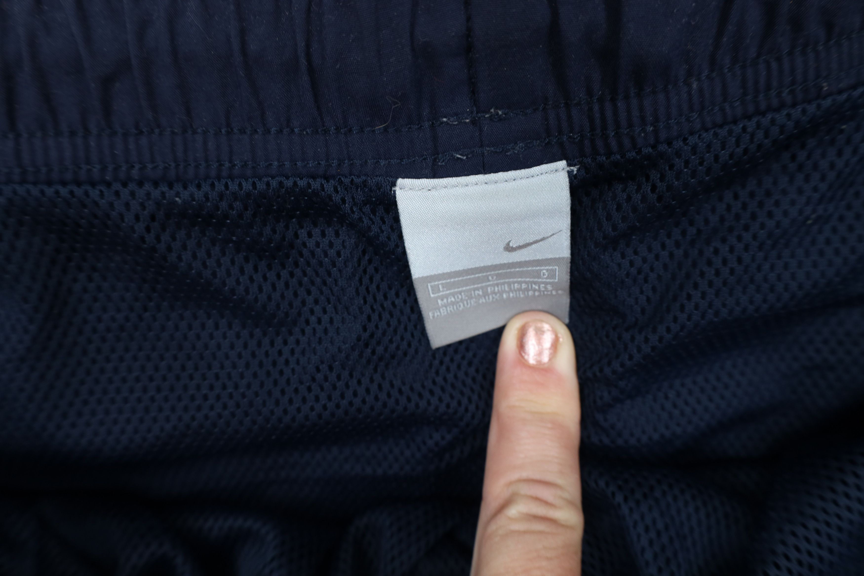 Nike Vintage 90s Y2K Nike Block Letter Lined Shorts Swim Trunks Size US 34 / EU 50 - 8 Thumbnail
