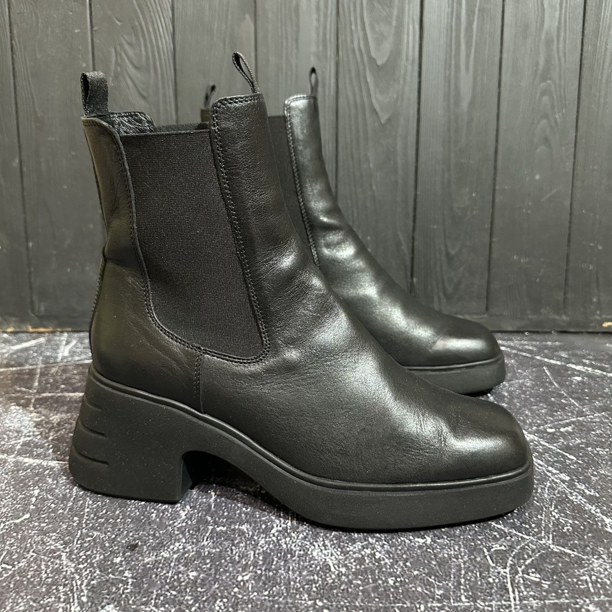 Hogan HOGAN WMNS Leather Boots 39 size Rick Owens Style Size US 9 / IT 39 - 2 Thumbnail