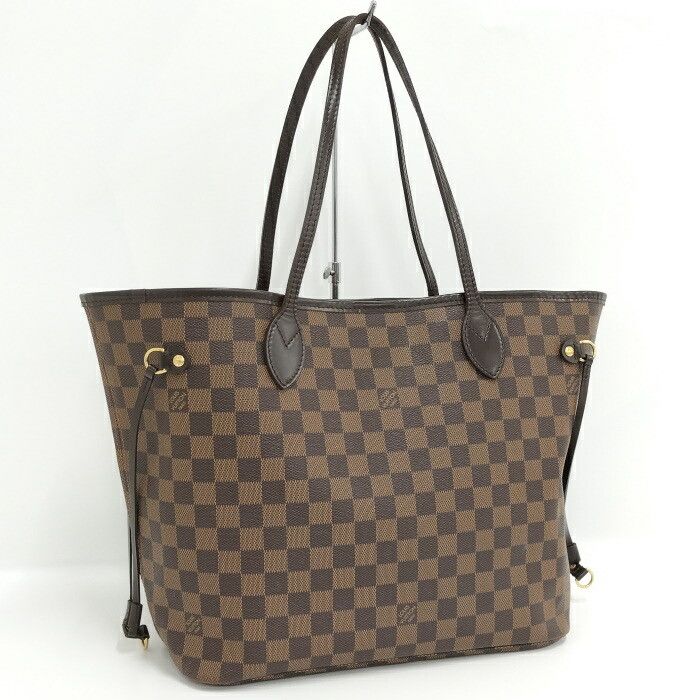 Louis Vuitton Neverfull MM Damier Ebene Tote Bag