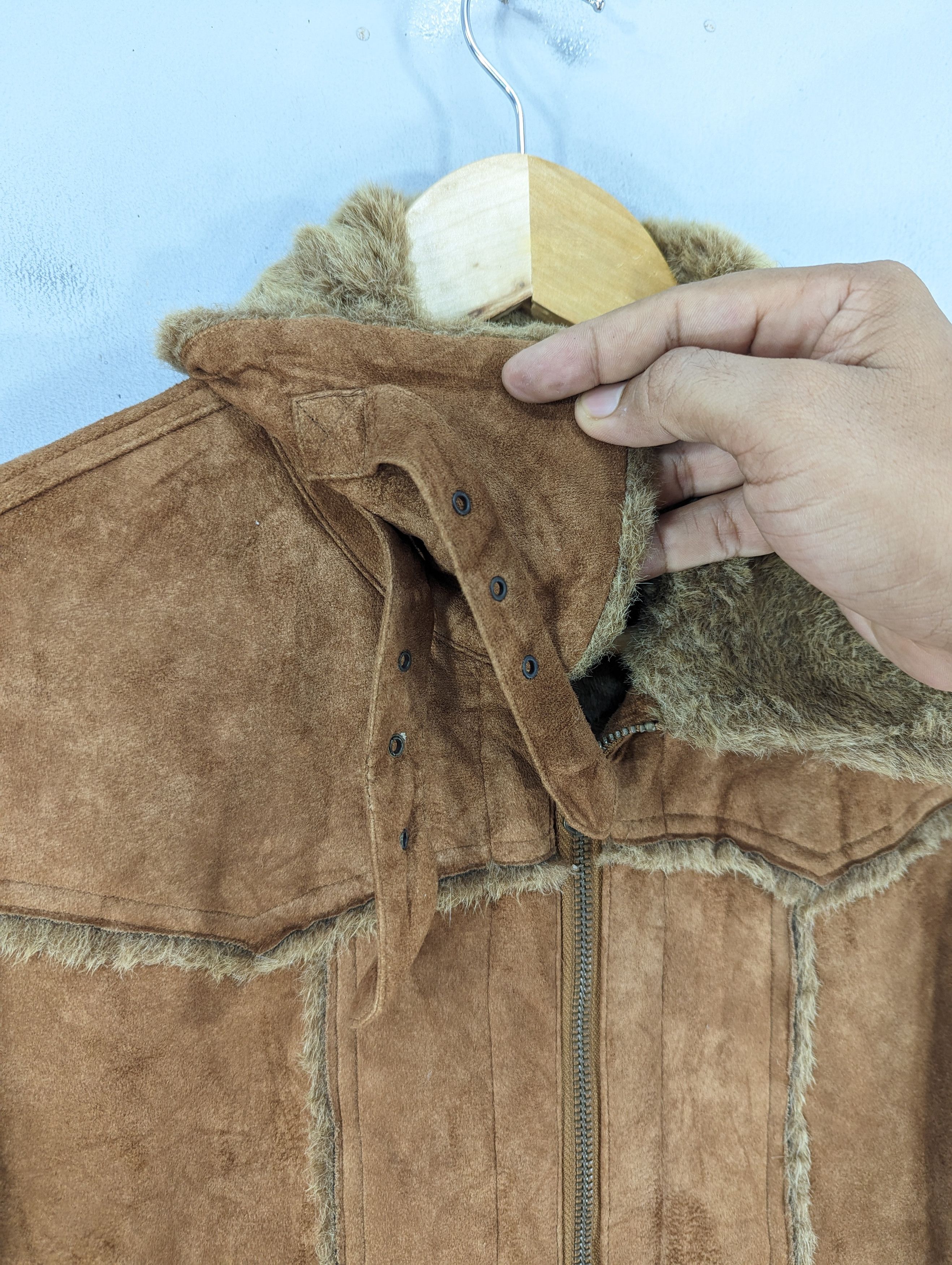 semanticdesign Vintage Semantic Design Faux Fur Motorcycle Style Jacket Size US M / EU 48-50 / 2 - 6 Thumbnail
