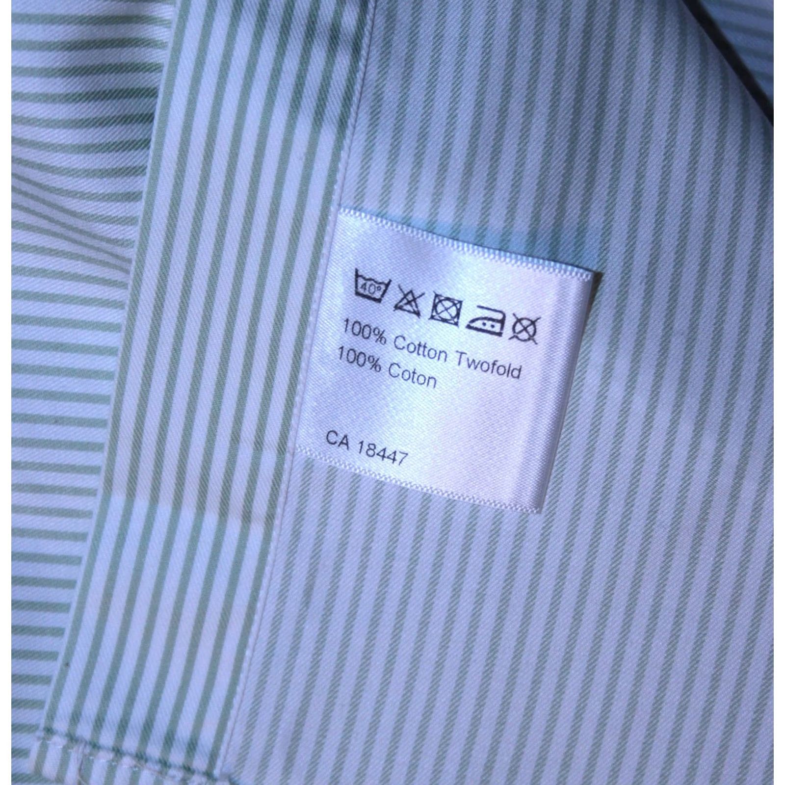 Vintage Stenströms Dress Shirt Long Sleeves Mens 41 16 Multicoloured Cotton 100% Regular Fit Shirt Size US L / EU 52-54 / 3 - 4 Thumbnail
