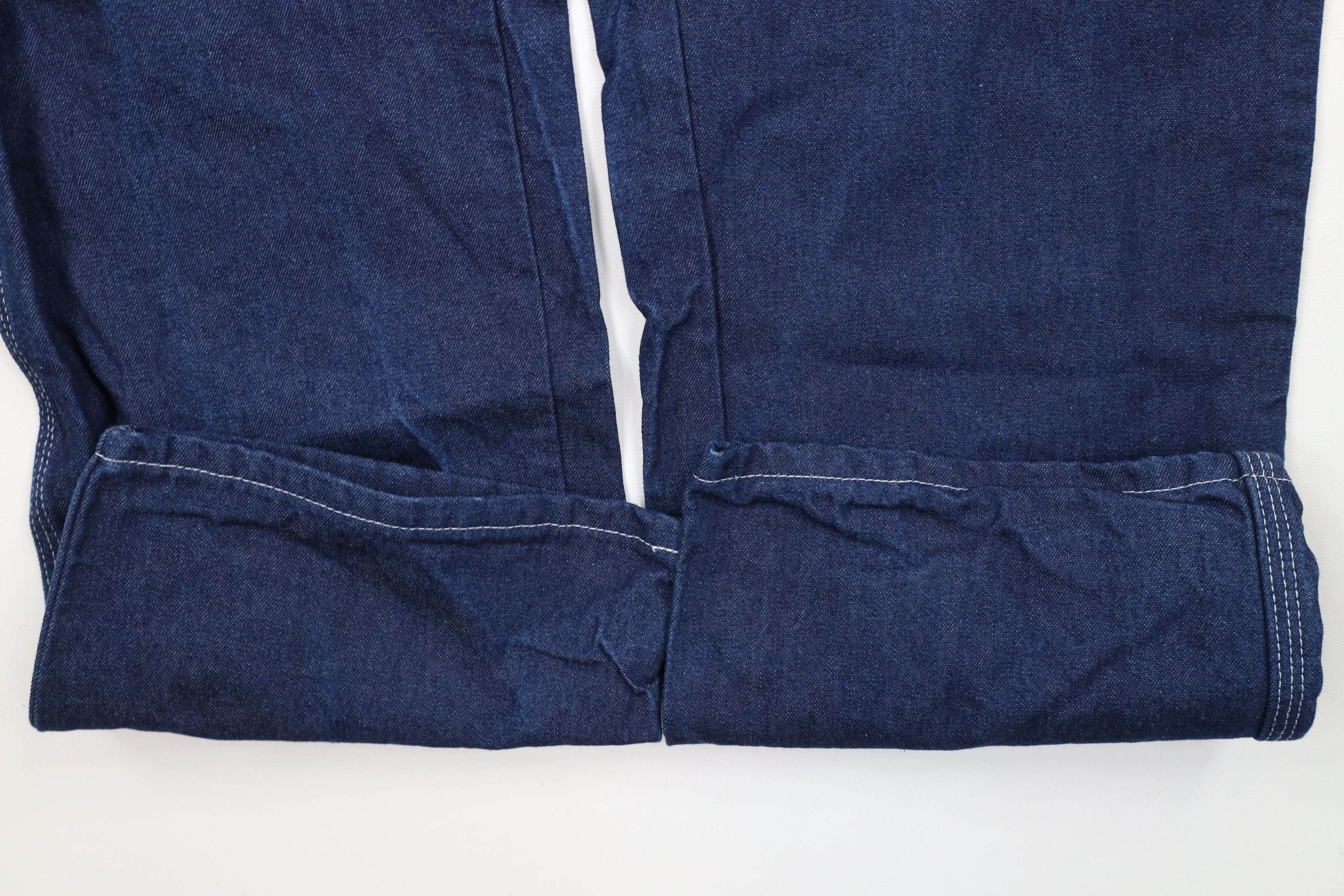 Dickies × Vintage Vintage Y2K Dickies Wide Leg Dungaree Denim Jeans Blue Size US 38 / EU 54 - 5 Thumbnail
