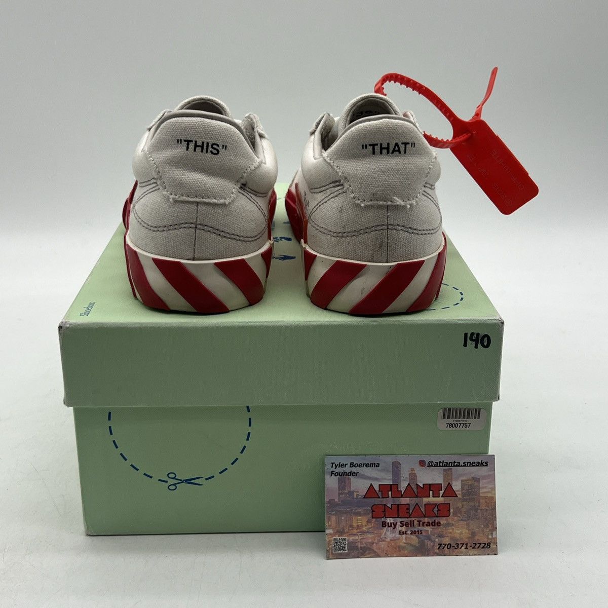 Off-White Off white Wmns vulc sneaker white red Size US 6 / IT 36 - 3 Thumbnail