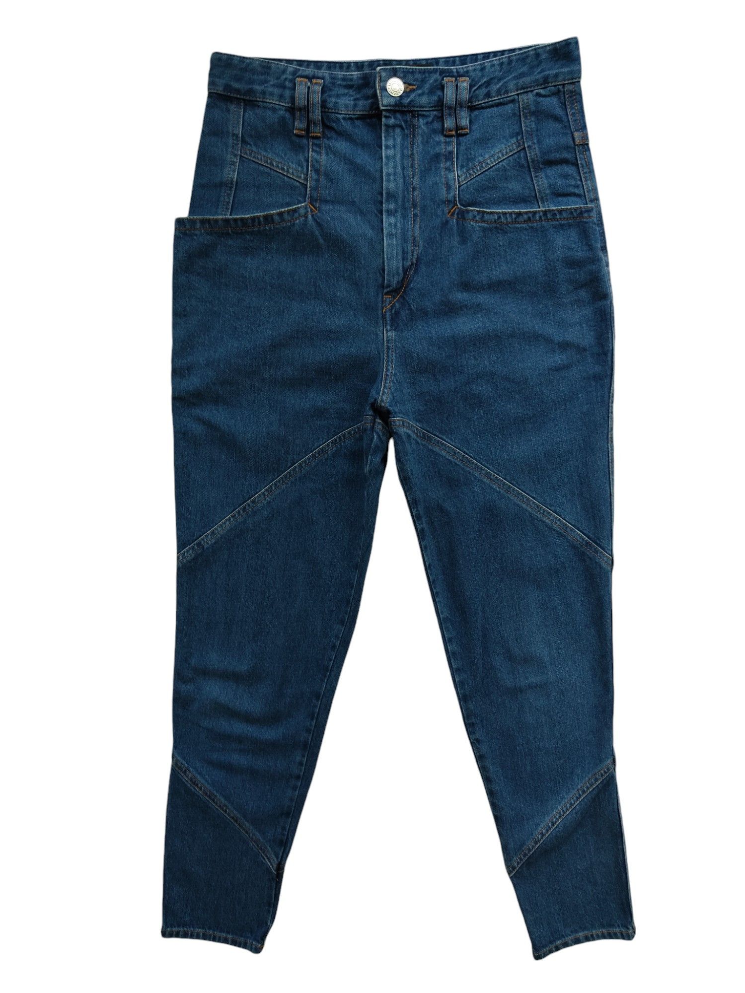 Blue Washed Denim Slim Fit Jeans