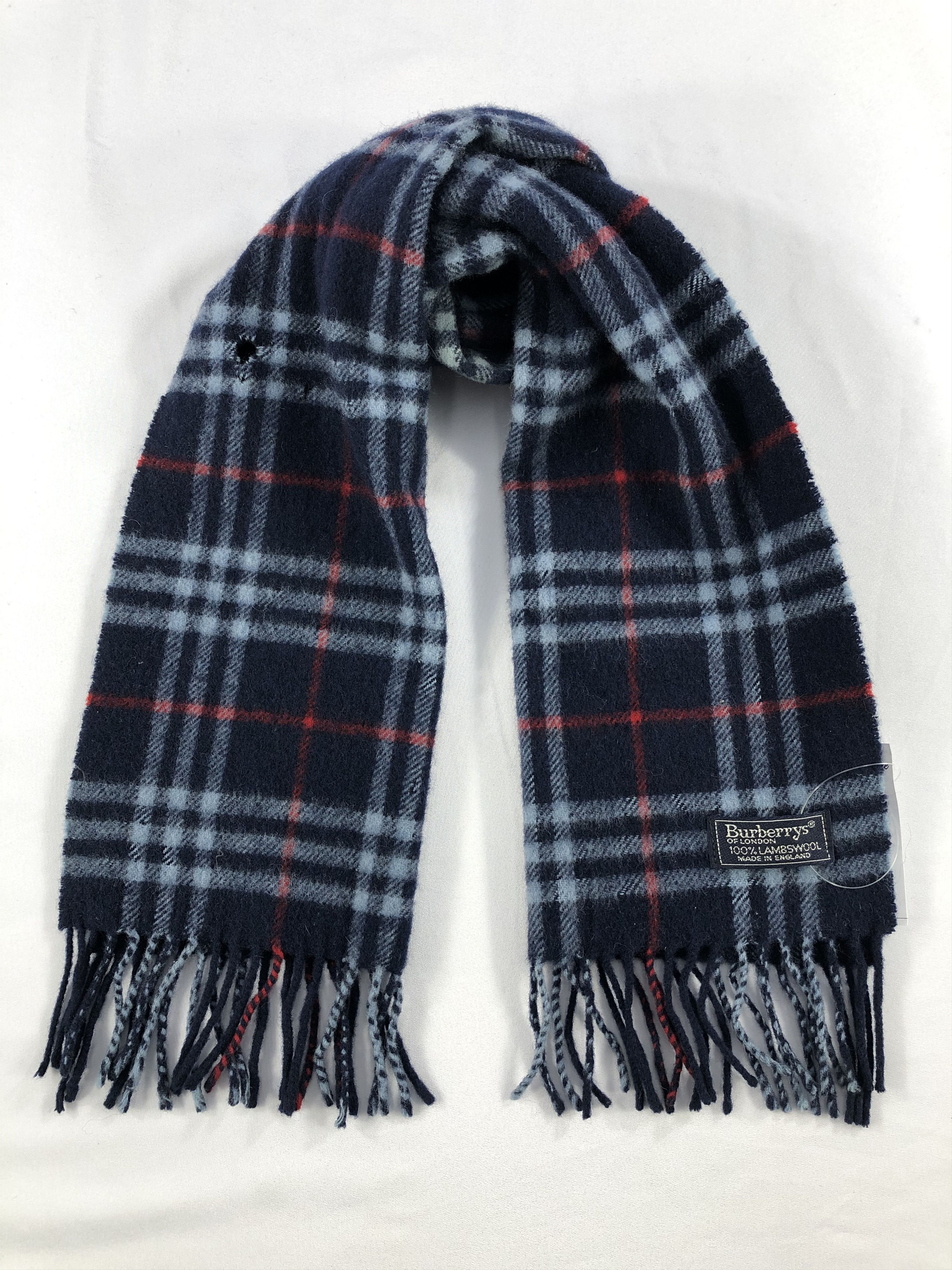 Burberry Vintage Burberry Scarf/Muffler/Neckwear MF1733 Size ONE SIZE - 1 Thumbnail