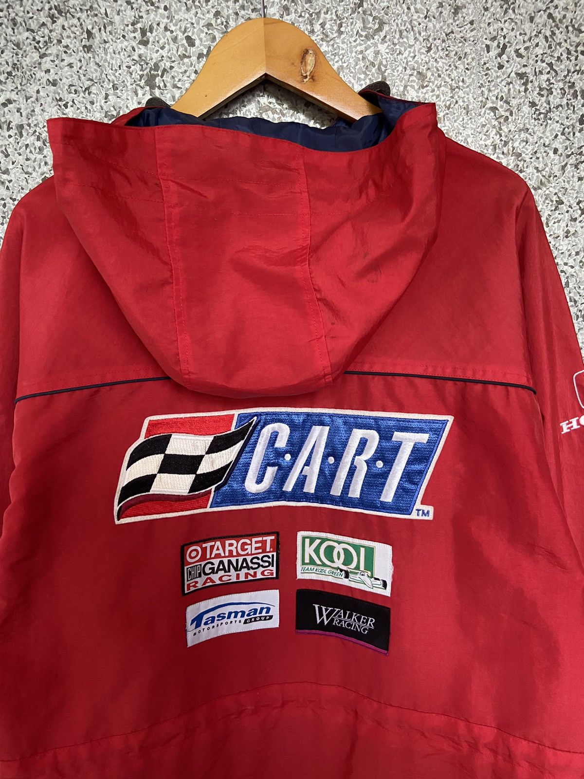 Honda 🔥 Vintage Honda Racing jacket windbreaker Racing Size US L / EU 52-54 / 3 - 8 Thumbnail
