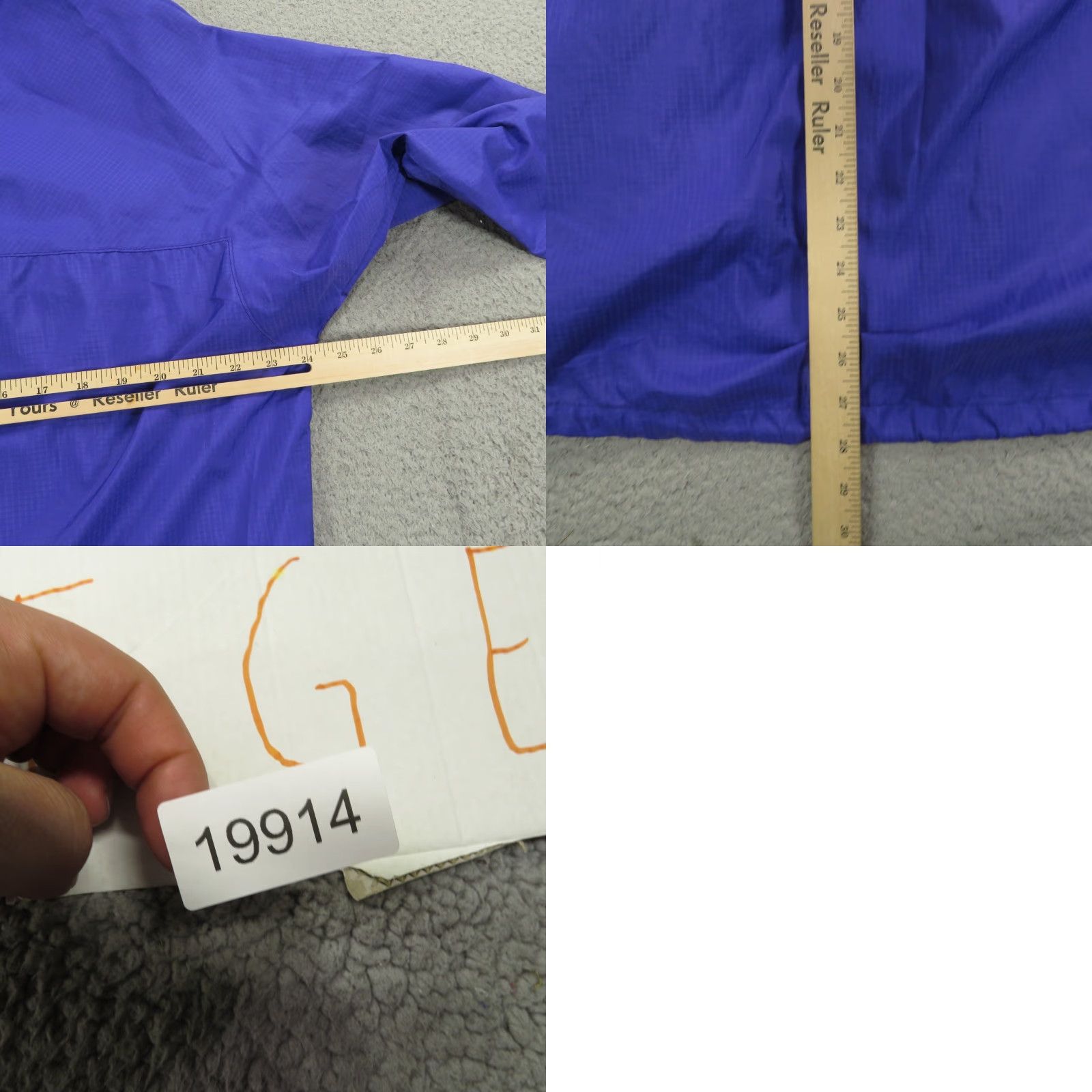 Patagonia VTG Patagonia Jacket Mens Medium Purple Anorak Wind Rain 90s Snap Kangaroo Pouch Size US M / EU 48-50 / 2 - 11 Thumbnail