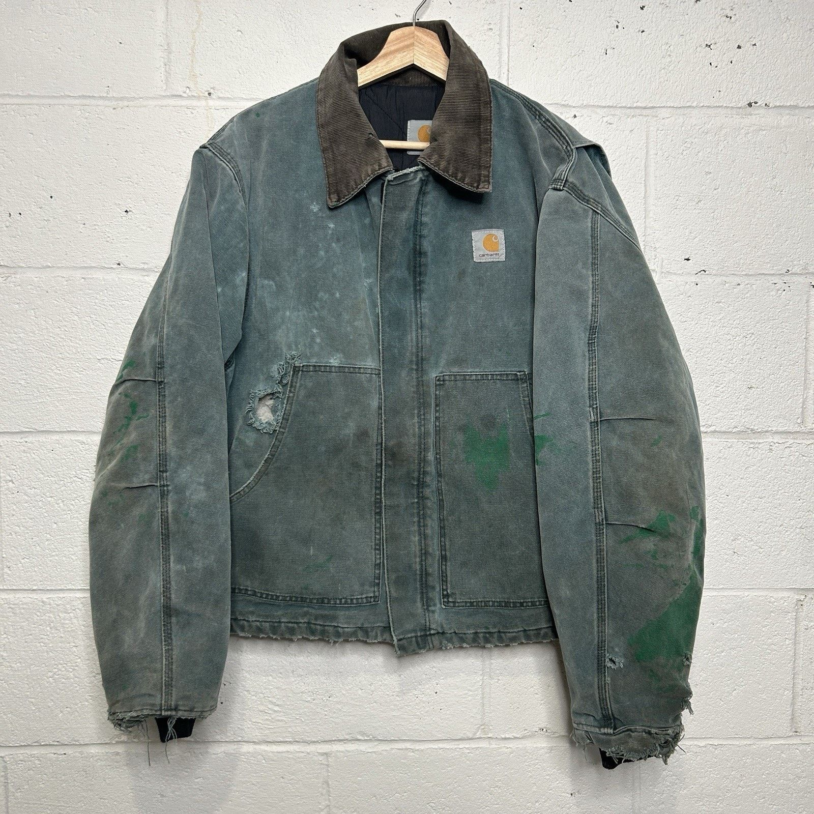 Carhartt Vintage Carhartt Quilted Artic Jacket “Hunter Green” Size US XL / EU 56 / 4 - 1 Thumbnail