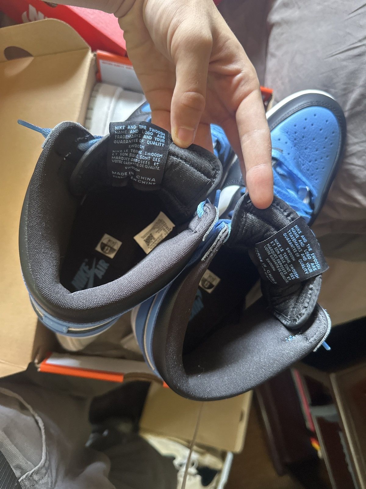 Jordan Brand × Nike Jordan 1 UNC toe Size 12 Size US 13 / EU 46 - 9 Thumbnail