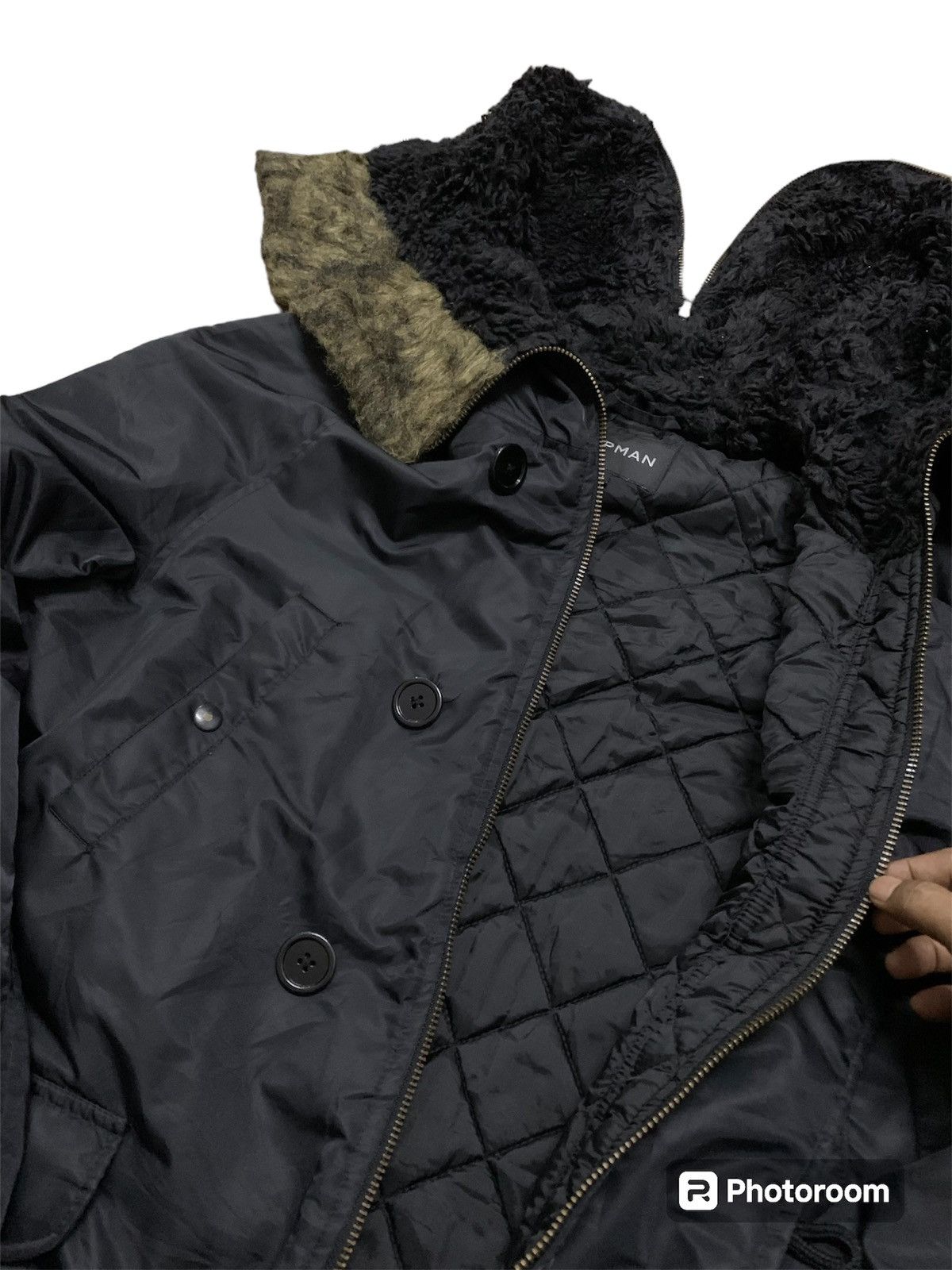 Topman Vtg Ma-1 Topman Mink Fur Hoodie Jacket Size US M / EU 48-50 / 2 - 6 Thumbnail