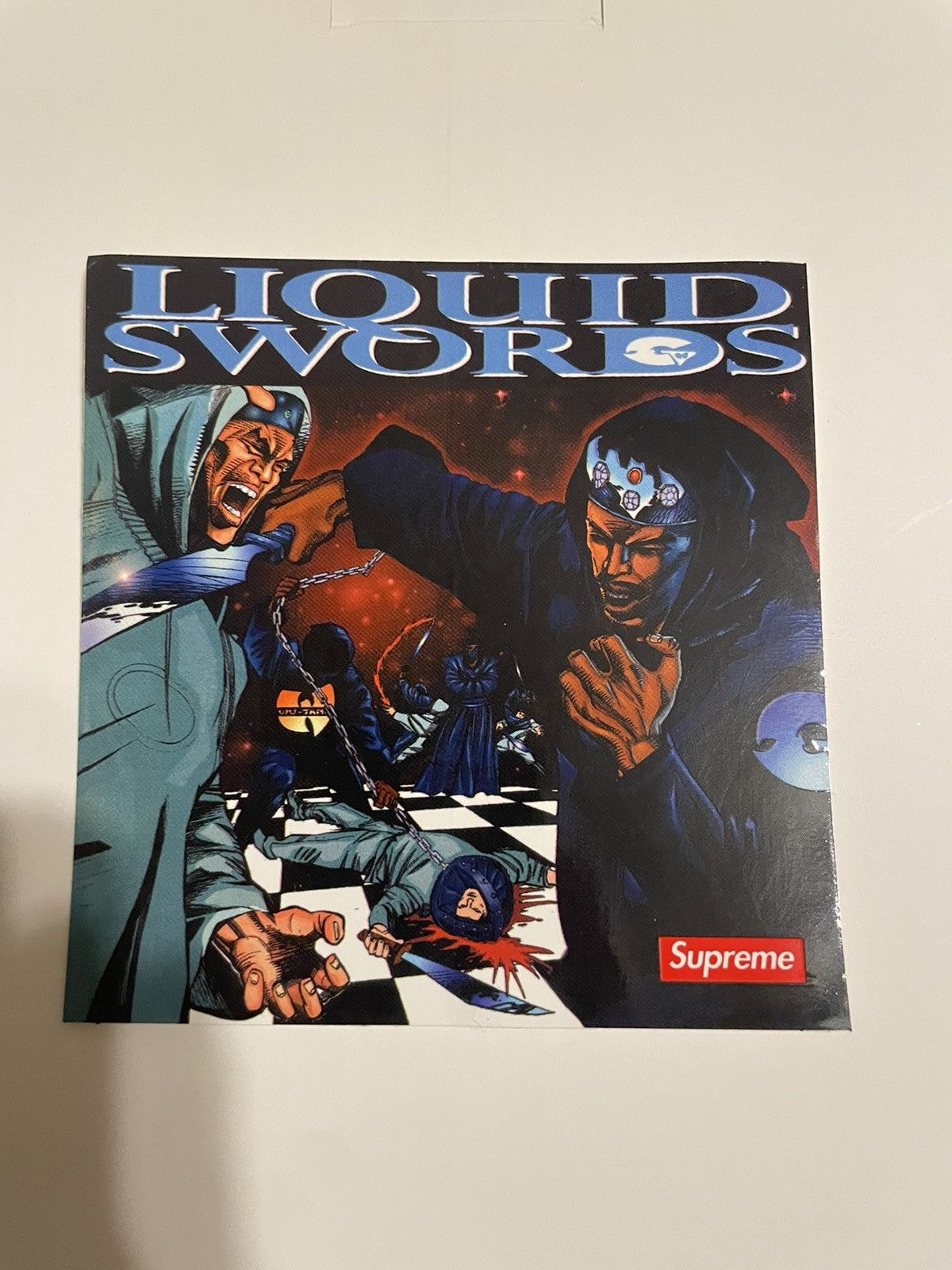 Supreme Supreme Wu Tang Liquid Swords Sticker Grailed