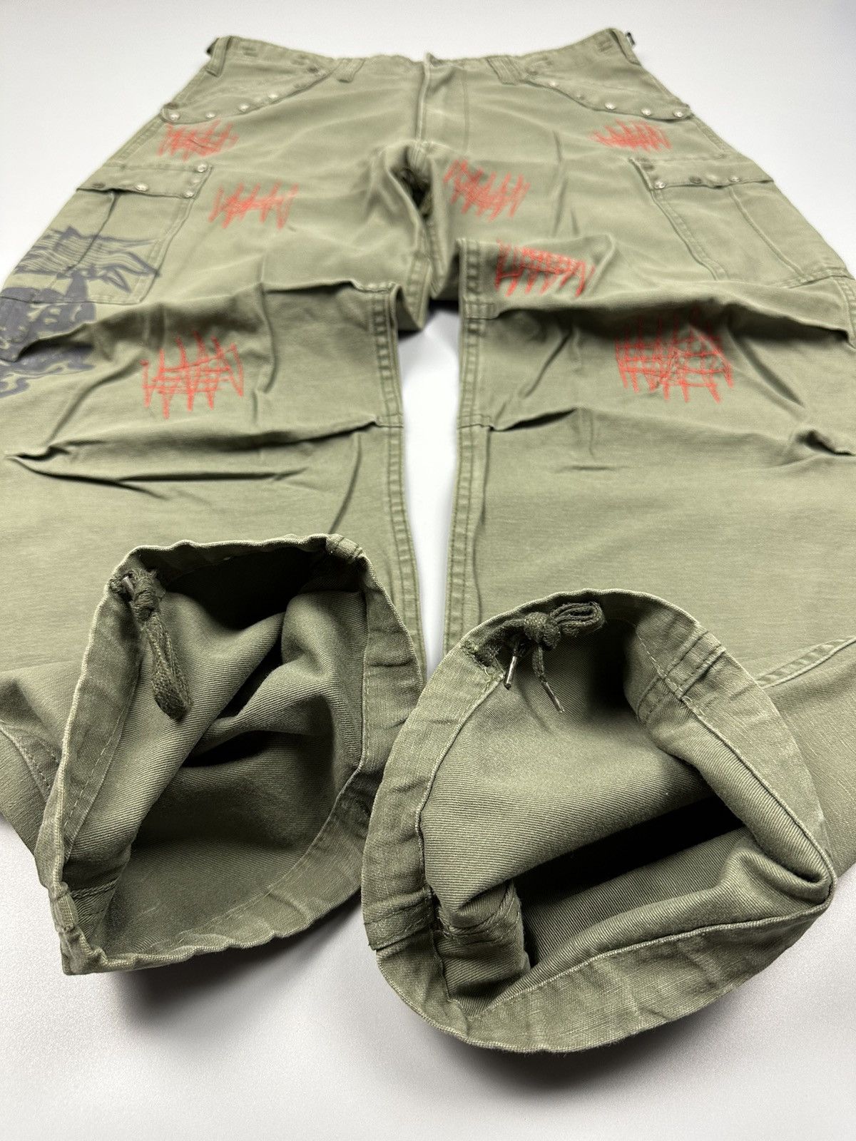 If Six Was Nine × Le Grande Bleu (L.G.B.) Vintage Trousers Shell Field M-1951 Military Custom Size US 34 / EU 50 - 9 Thumbnail