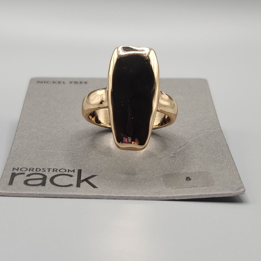Designer Nordstrom Rack Gold-Tone Ring Size 8 Size ONE SIZE - 3 Thumbnail