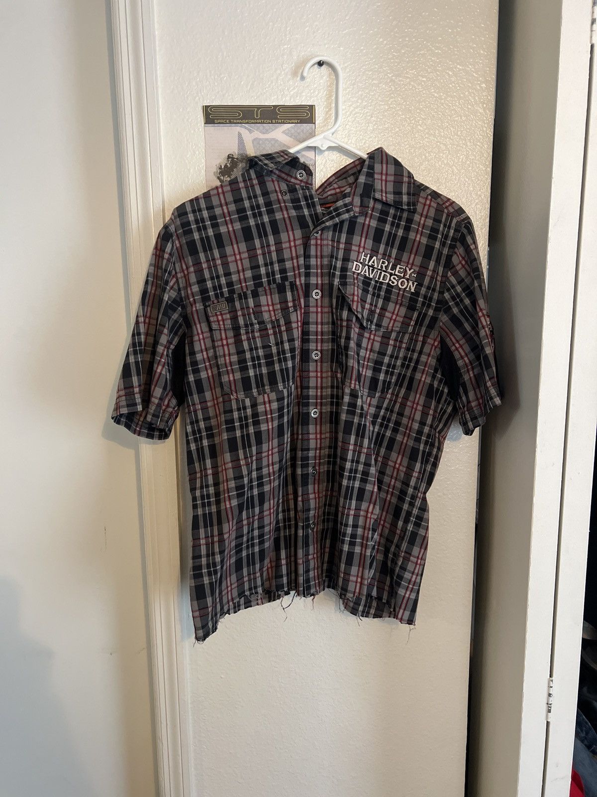 Harley Davidson Cropped Harley Davidson Button Up Size US M / EU 48-50 / 2 - 1 Thumbnail
