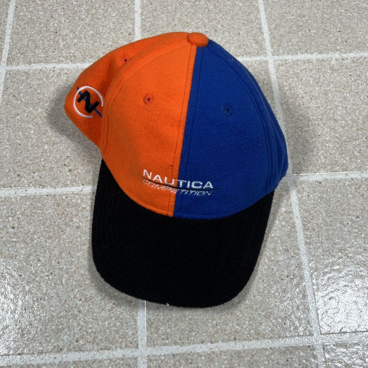 Nautica × Vintage Nautica Competition Vintage Fleece Hat - Orange/blue Size ONE SIZE - 1 Thumbnail