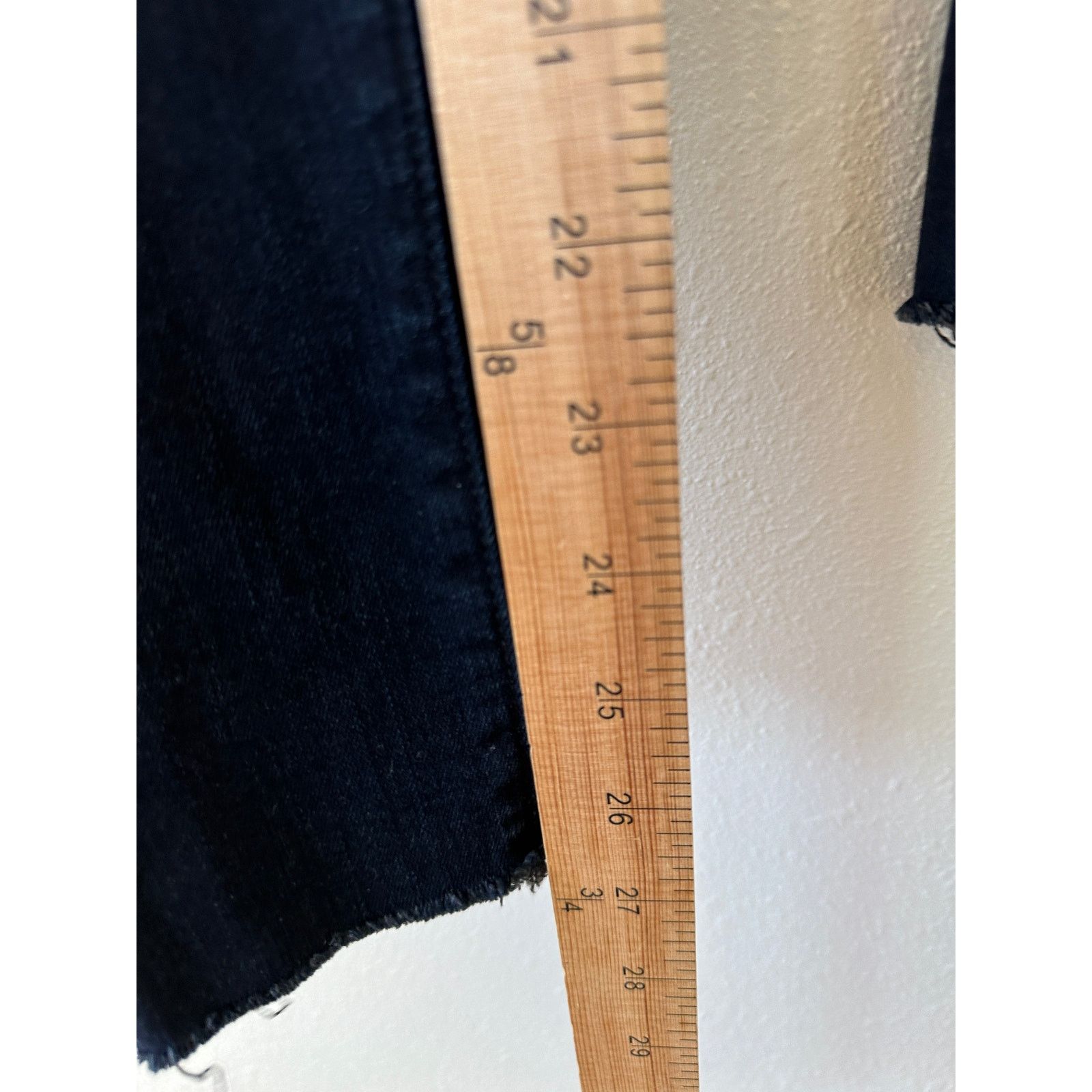 J Brand J Brand Alana Blue Mercy Distressed Knee Raw Hem Jeans 24 Size 24" / US 00 / IT 34 - 14 Thumbnail
