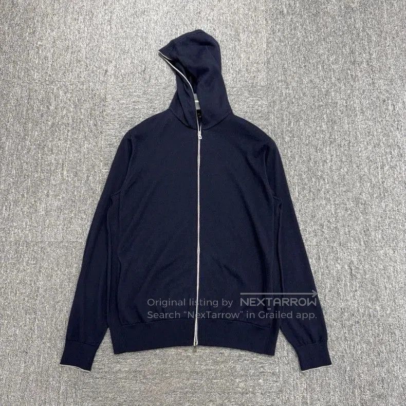 Loro Piana Loro Piana Wool Zip Hoodie. Size US L / EU 52-54 / 3 - 1 Thumbnail