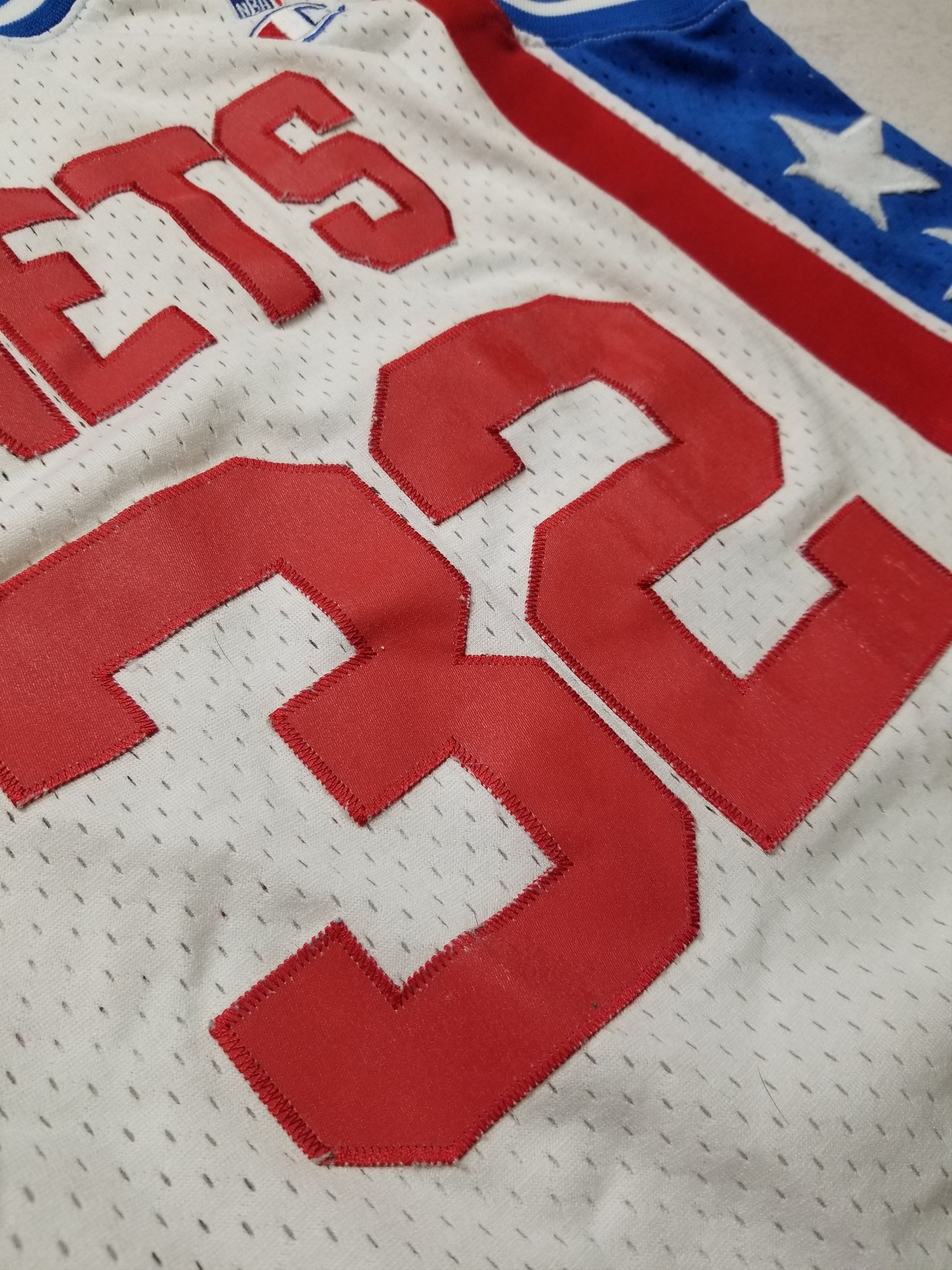 Champion Dr. J Julius Erving New York Nets ABA European Cut Jersey Size US S / EU 44-46 / 1 - 10 Thumbnail