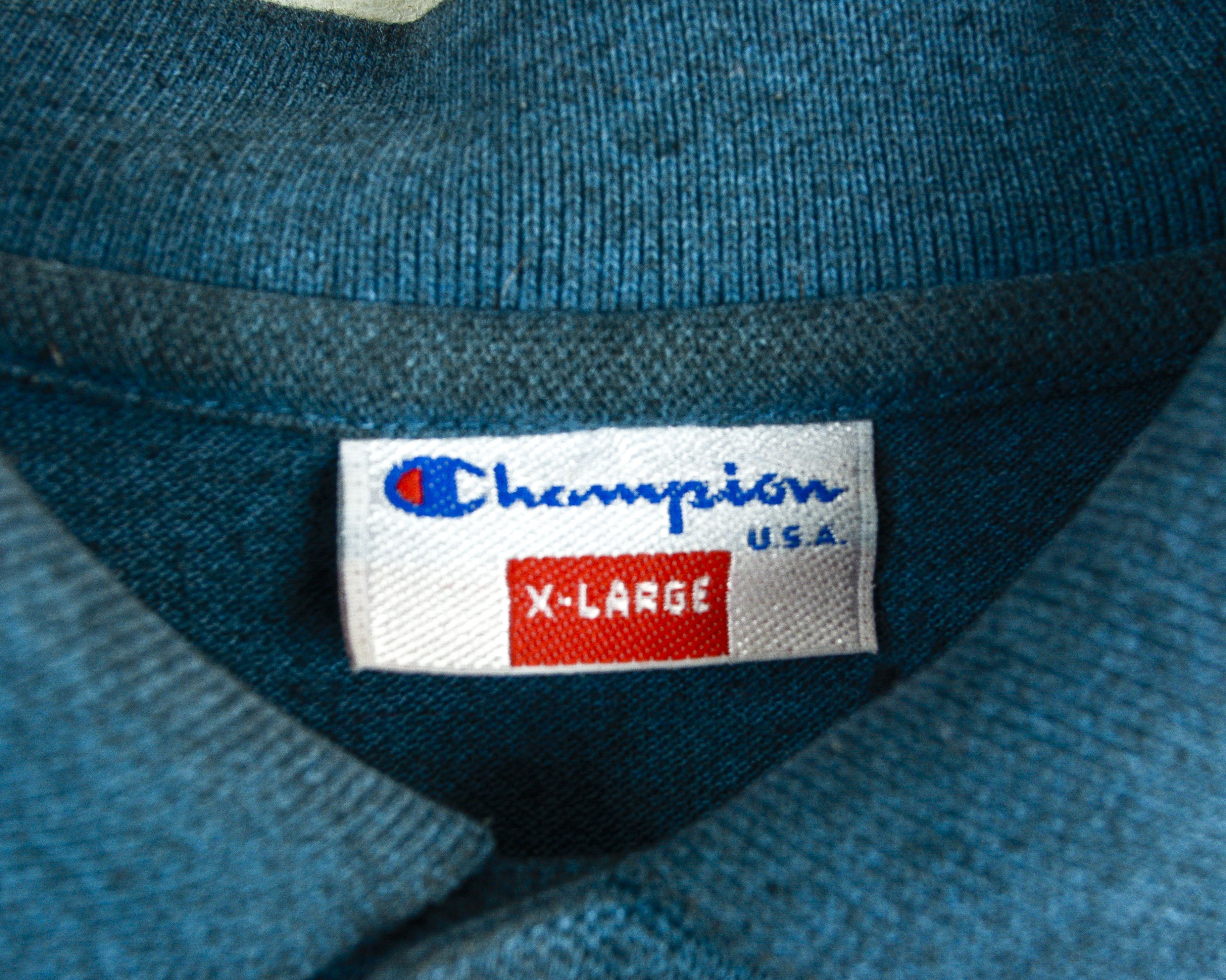 Champion Champion Polo Shirt Short Sleeved Cotton Golf USA Size US XL / EU 56 / 4 - 4 Thumbnail