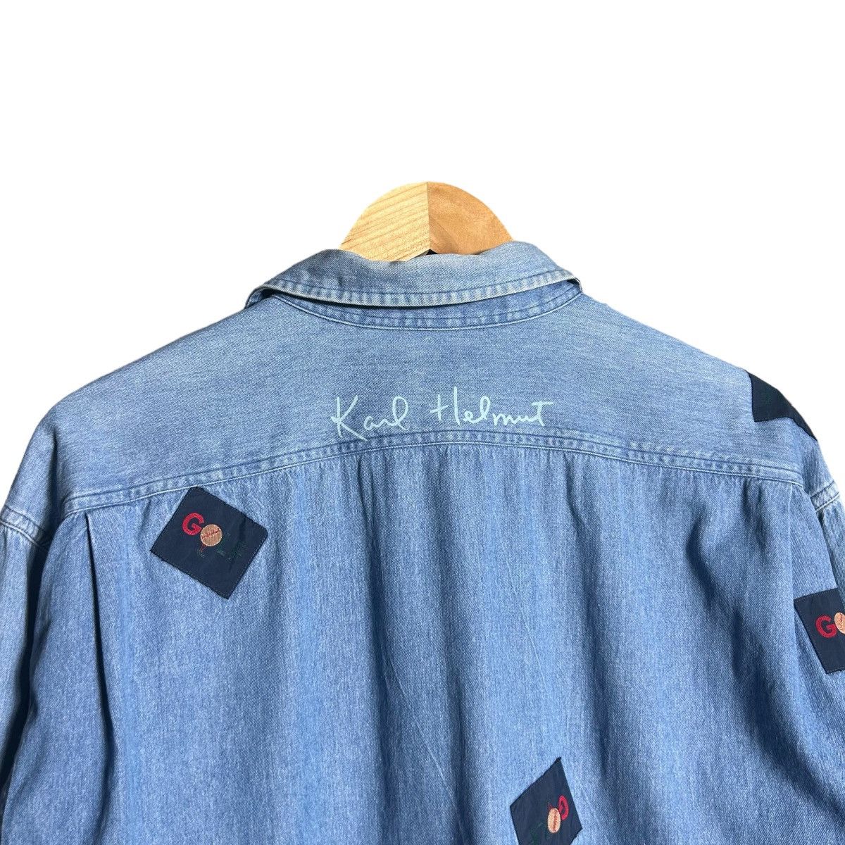 Karl Helmut Karl Helmut Button Up Long Sleeve Shirt Size US XL / EU 56 / 4 - 4 Thumbnail