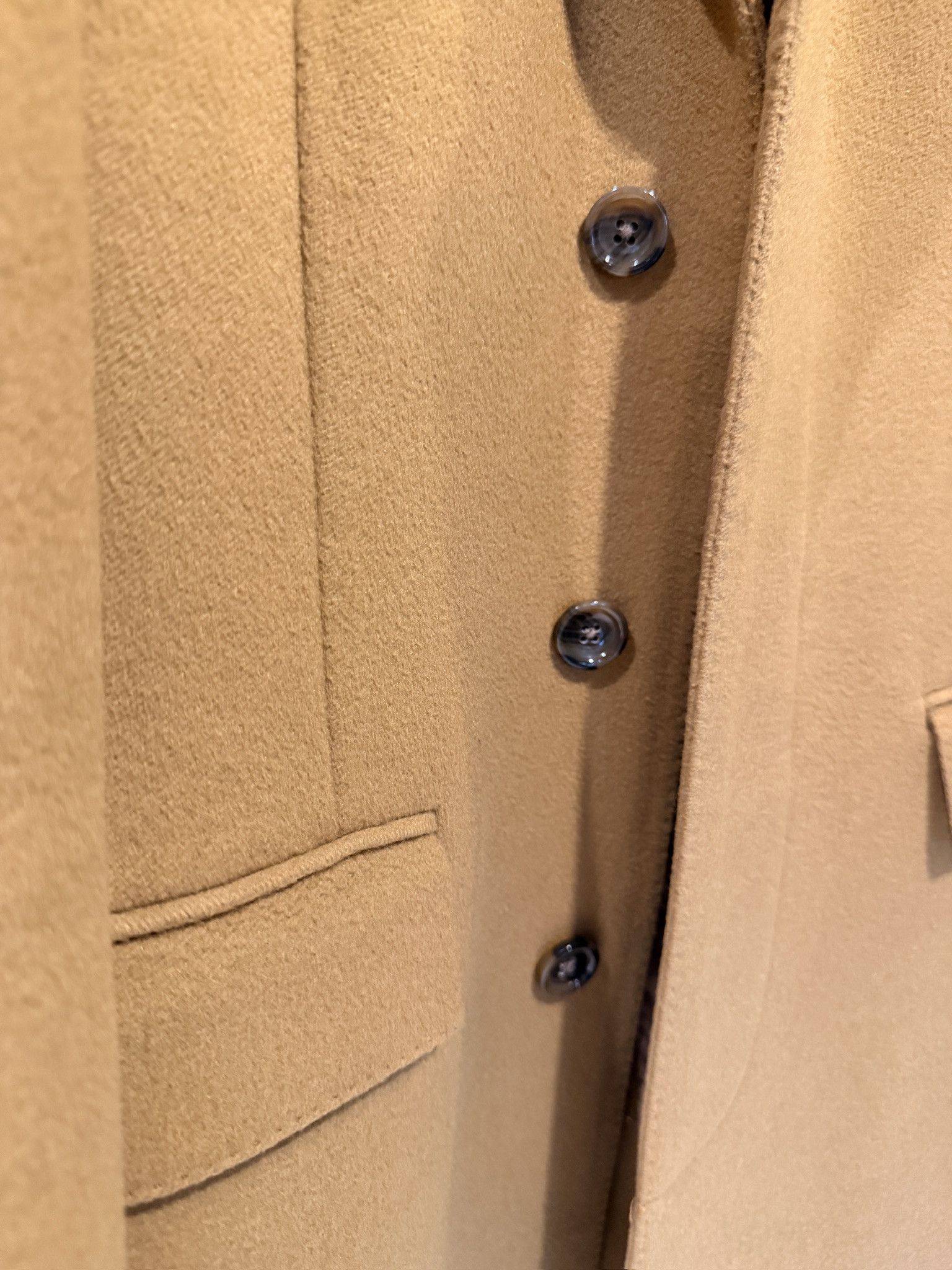 J.Crew J. Crew Camel Peak Lapel Topcoat Size US S / EU 44-46 / 1 - 2 Thumbnail