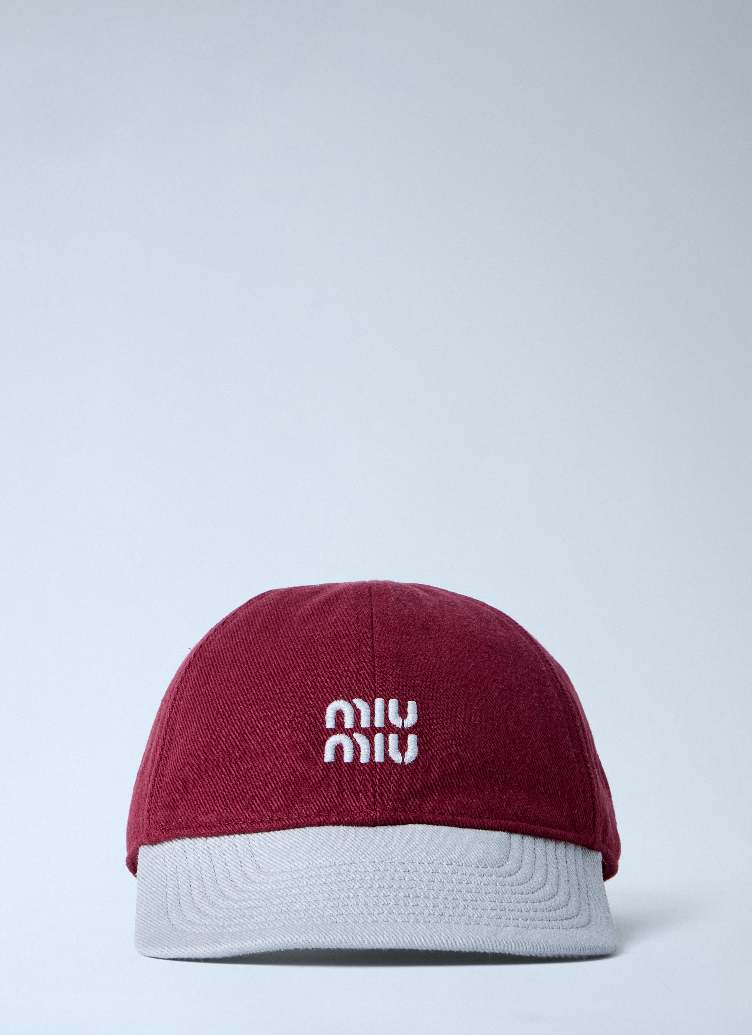 Miu Miu Logo Motif Baseball Cap Size ONE SIZE - 1 Thumbnail