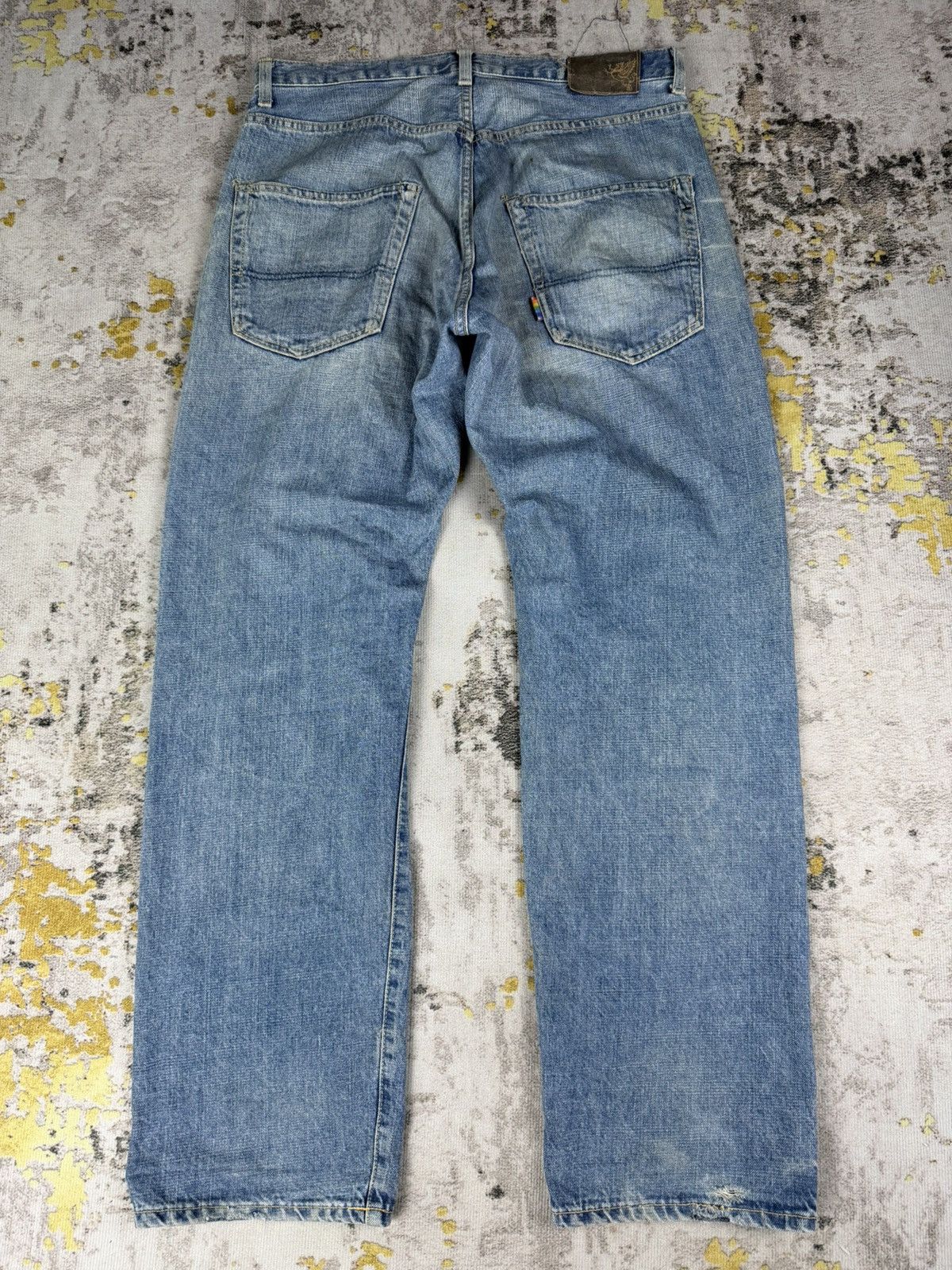 Japanese Brand Vintage Complete Finesse Rainbow Selvedge Mudwash Jeans Size US 32 / EU 48 - 6 Thumbnail