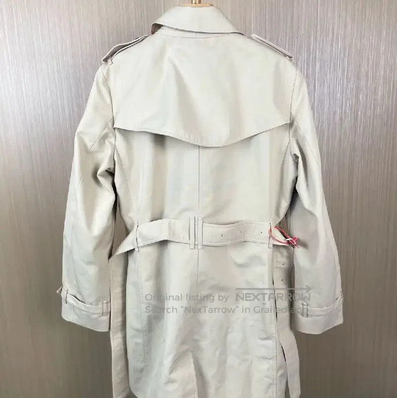 Burberry Burberry Women's Cotton Trench Coat in Cream. Size XL / US 12-14 / IT 48-50 - 2 Thumbnail