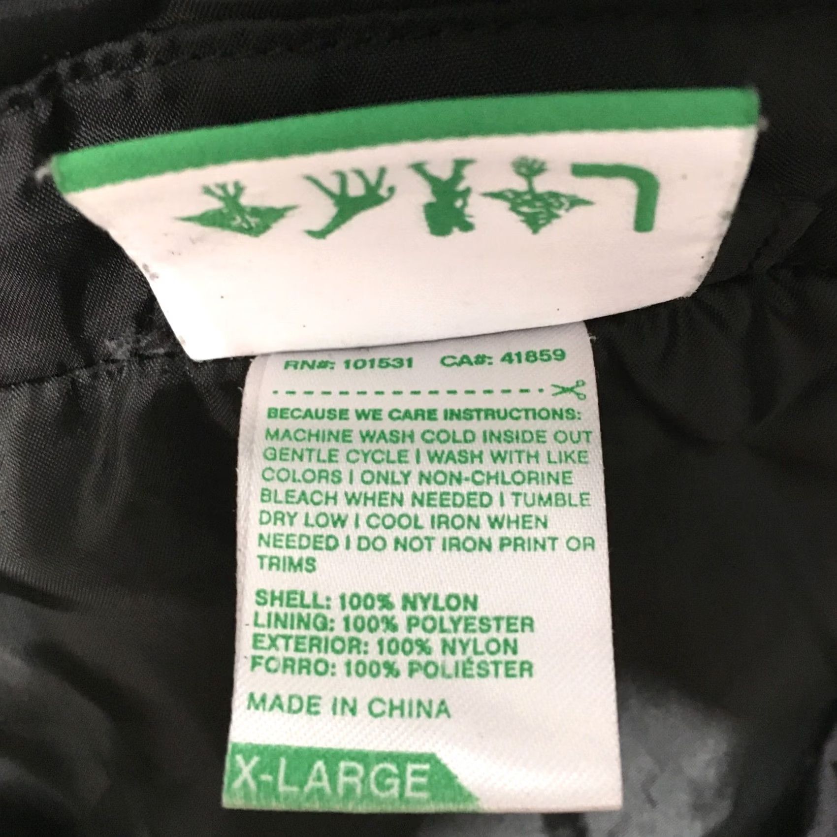 Coach LRG Coach Jacket Mens Nylon Snap Button BLACK Size US XL / EU 56 / 4 - 4 Thumbnail
