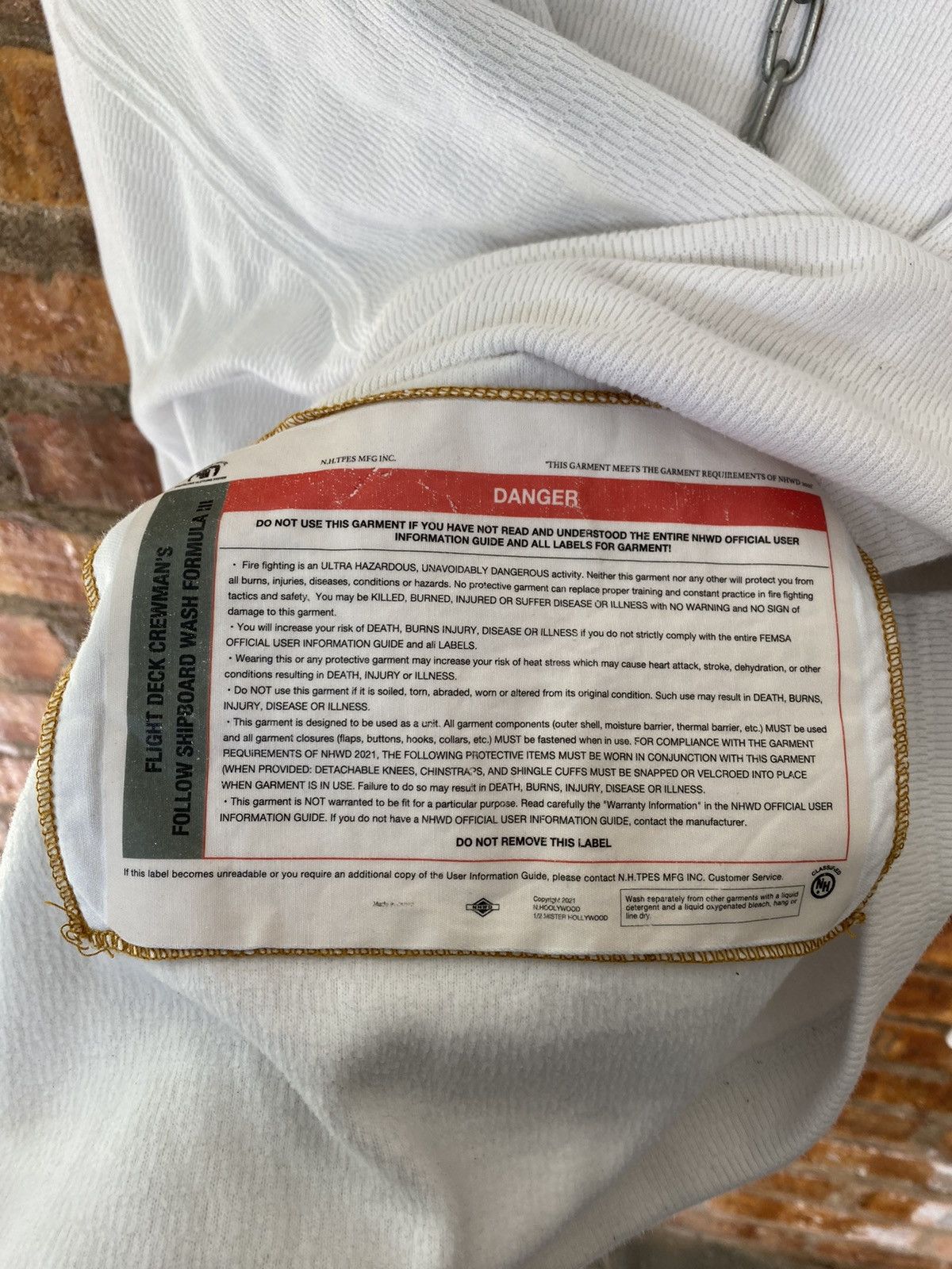 N.Hoolywood AW2021 Biohazard thermal oversize sweatshirt Size US L / EU 52-54 / 3 - 14 Thumbnail