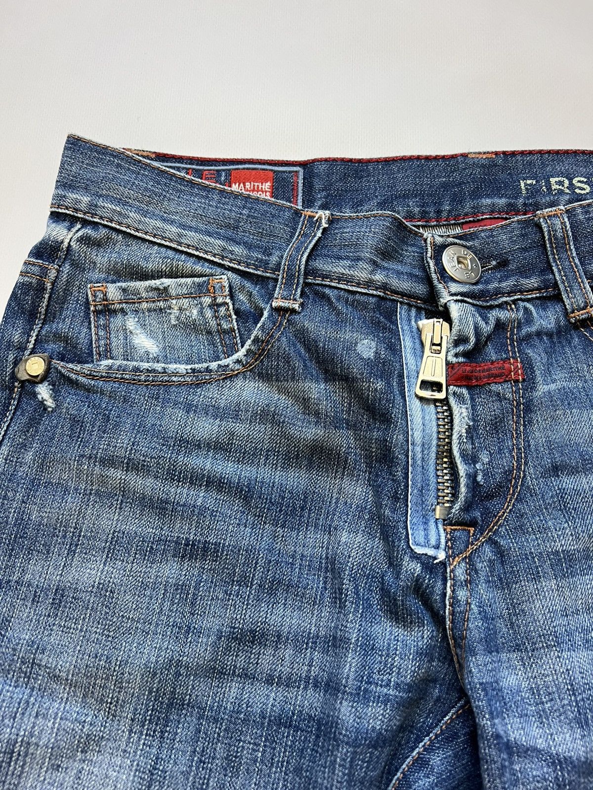 Marithe + Francois Girbaud Marithe Francois Girbaud Blue Denim Pants Jeans Size 28" / US 6 / IT 42 - 3 Thumbnail