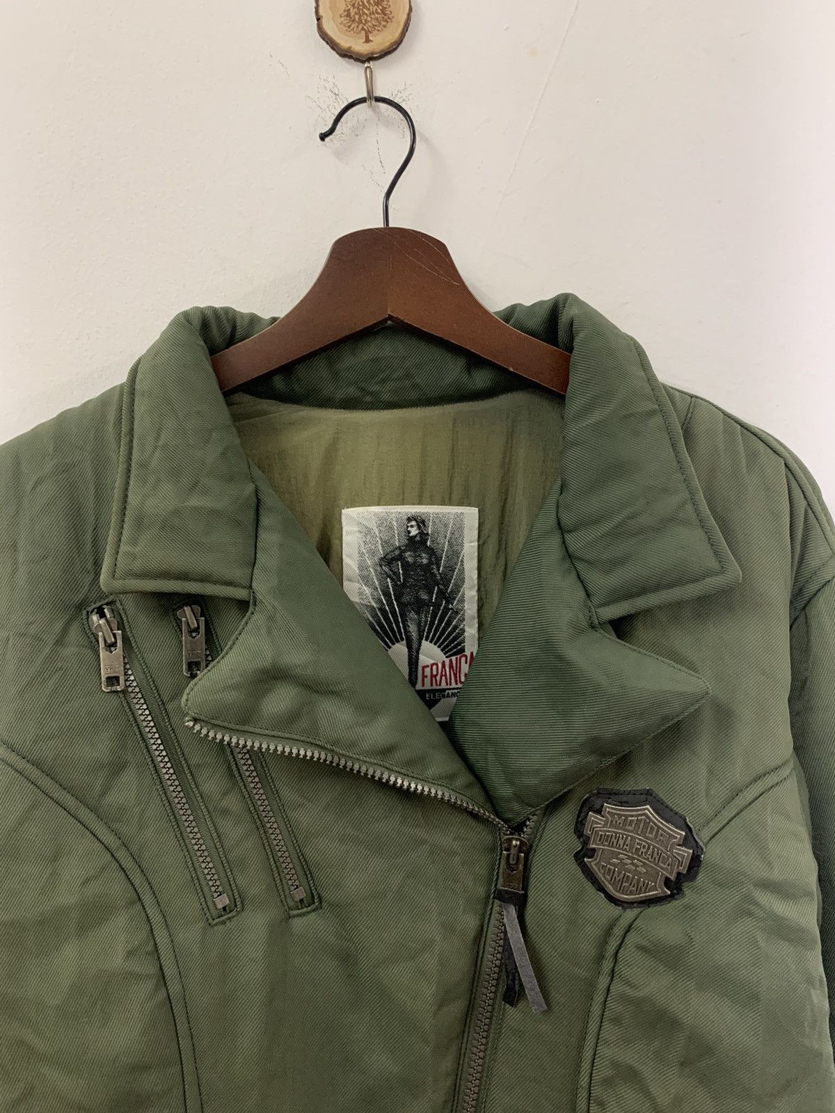 Sports Specialties Vintage DONNA FRANCA Motor Company Cafe Biker Ski Jacket Size US M / EU 48-50 / 2 - 5 Thumbnail