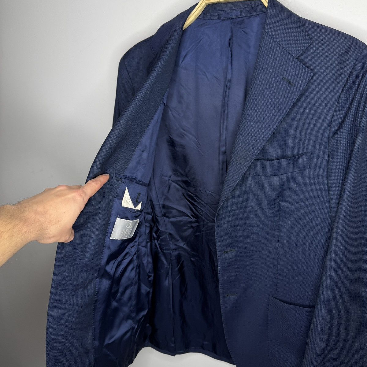Pini Parma PIni Parma Jacket Wool Blazer Size 40R - 10 Thumbnail