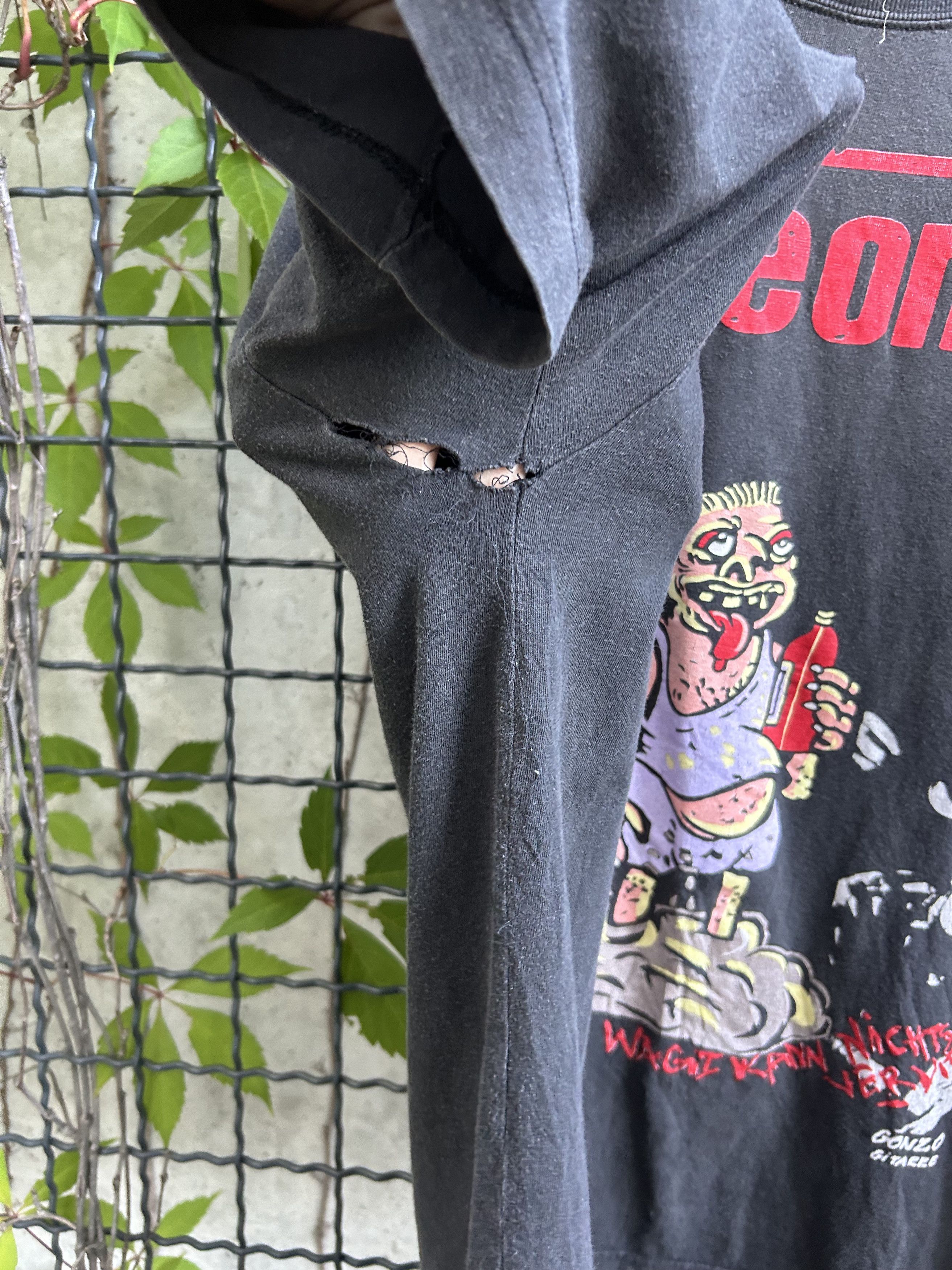 Band Tees × Vintage Vintage 90s Böhse Onkelz Rock Band Graphic T-shirt Size US XL / EU 56 / 4 - 5 Thumbnail