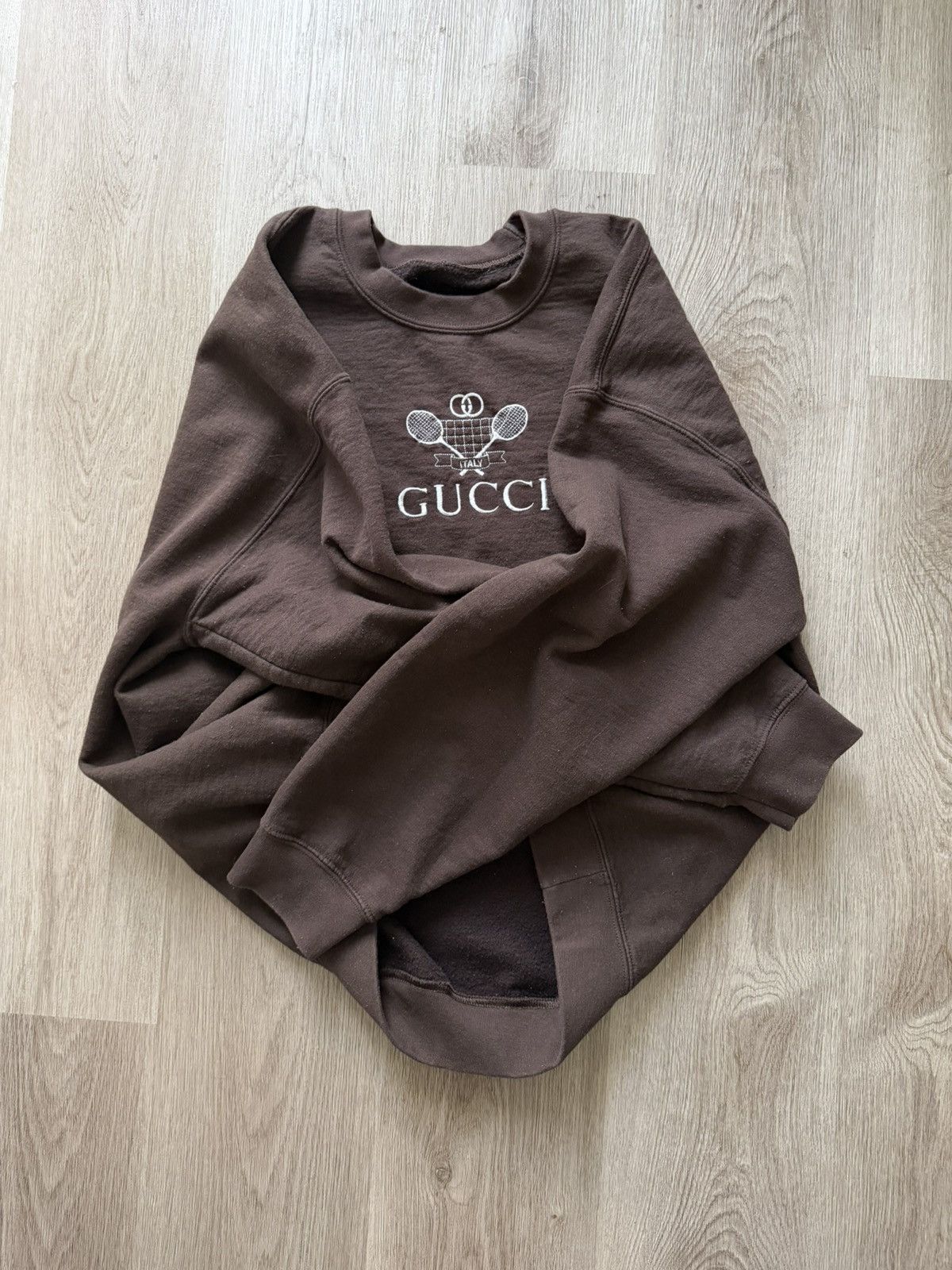 Vintage Bootleg Gucci Sweatshirt Size US L / EU 52-54 / 3 - 6 Thumbnail