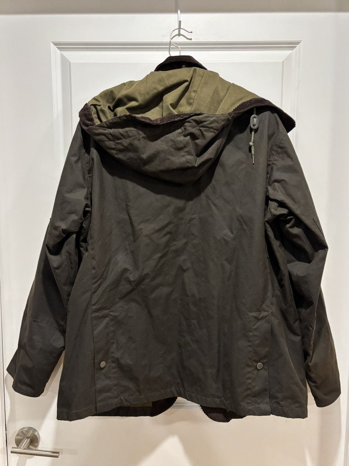 Barbour × Engineered Garments NOS Barbour x Engineered Garments Upland Wax Jacket L Olive Size US L / EU 52-54 / 3 - 12 Thumbnail