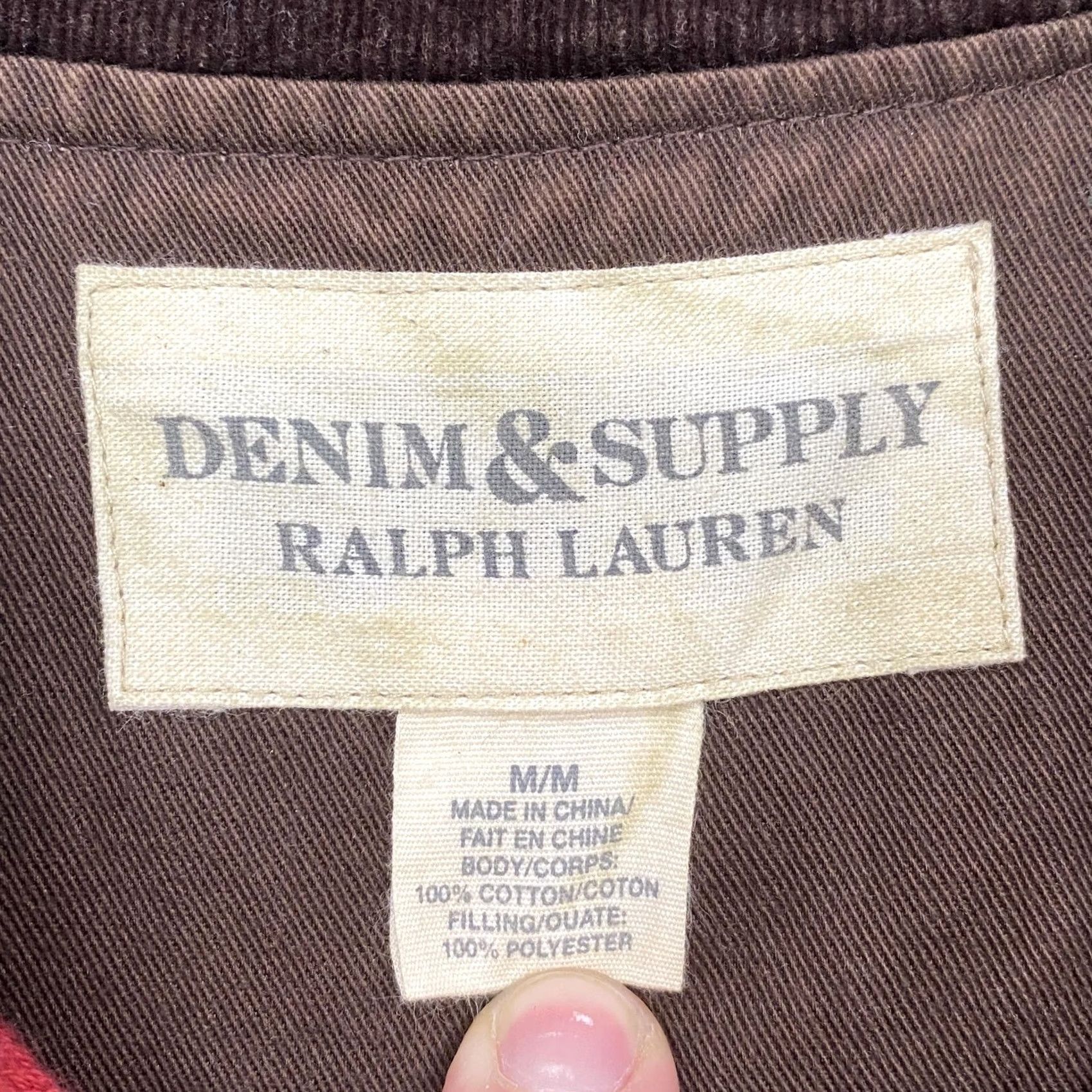 Ralph Lauren VINTAGE Ralph Lauren Denim & Supply Vest Mens M Red Buffalo Plaid Quilted Corduroy Size US M / EU 48-50 / 2 - 6 Thumbnail