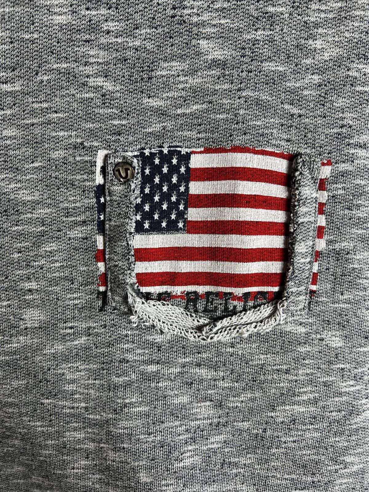 True Religion Vintage True Religion 🇺🇸 USA Flag Logo Hoodie Size US L / EU 52-54 / 3 - 3 Thumbnail