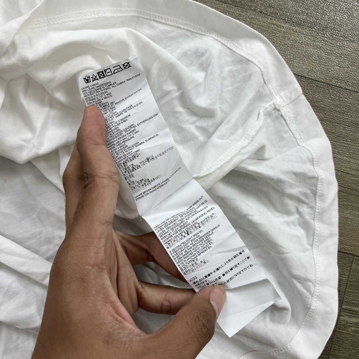 Maison Margiela Luxury Maison Martin Margiela Paris Stereotype White Tee Size US M / EU 48-50 / 2 - 7 Thumbnail