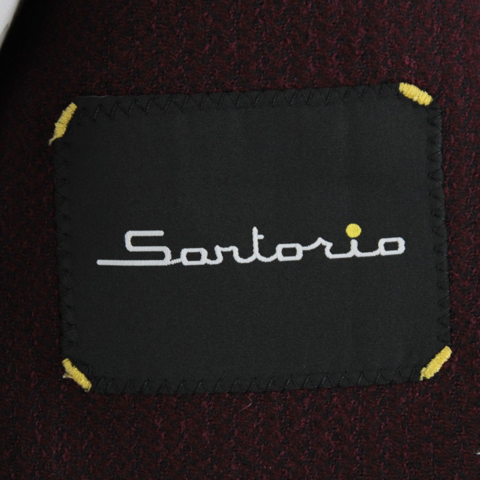 SARTORIO Sartorio Sport Coat Size 44 Regular US in Red Size 44R - 7 Thumbnail
