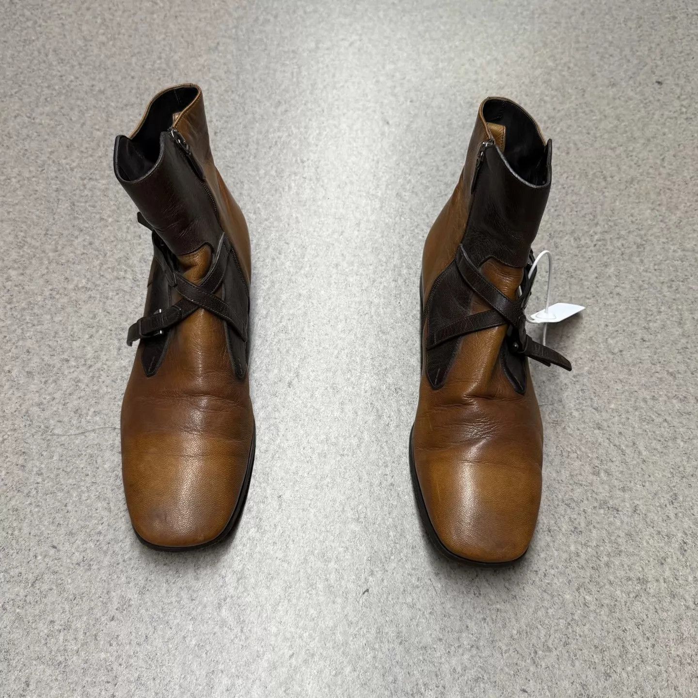 Prada Prada Show Brown Full Leather Chelsea Boots Size 9/43 Mint Size US 10 / EU 43 - 5 Thumbnail