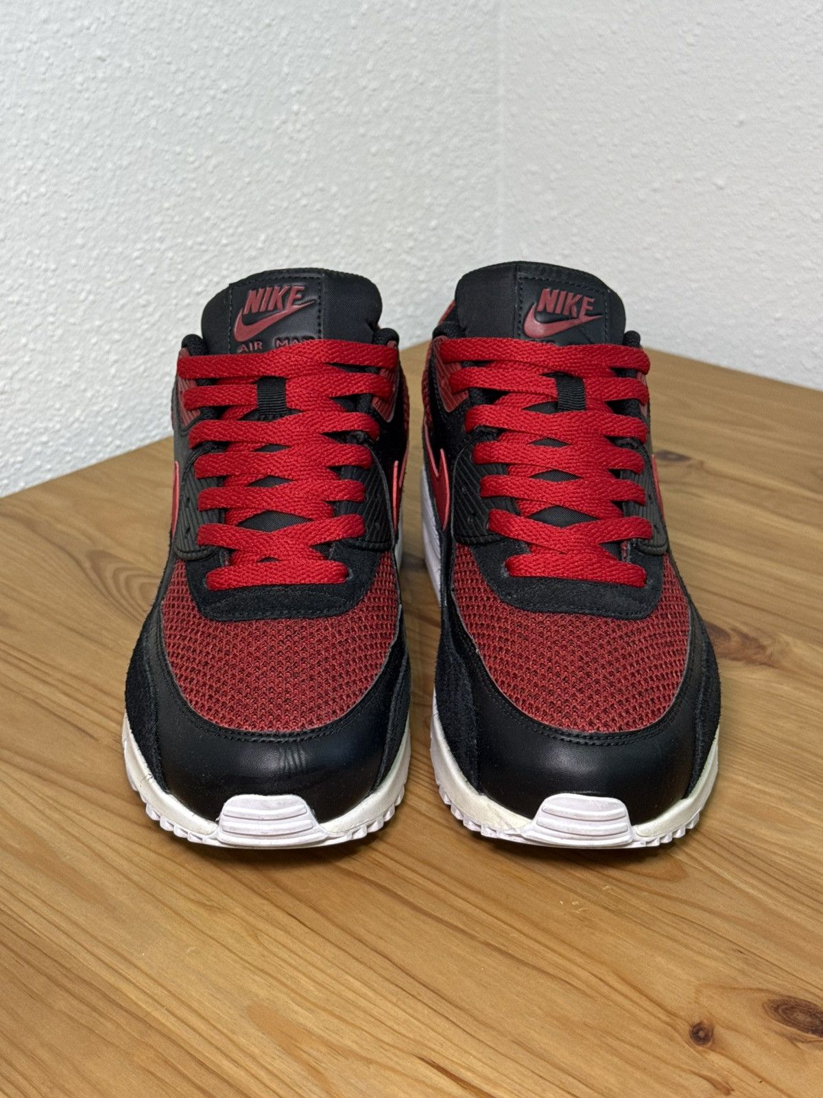 Nike Nike Air Max 90 Essential Black/Tough Red Size US 9.5 / EU 42-43 - 2 Thumbnail