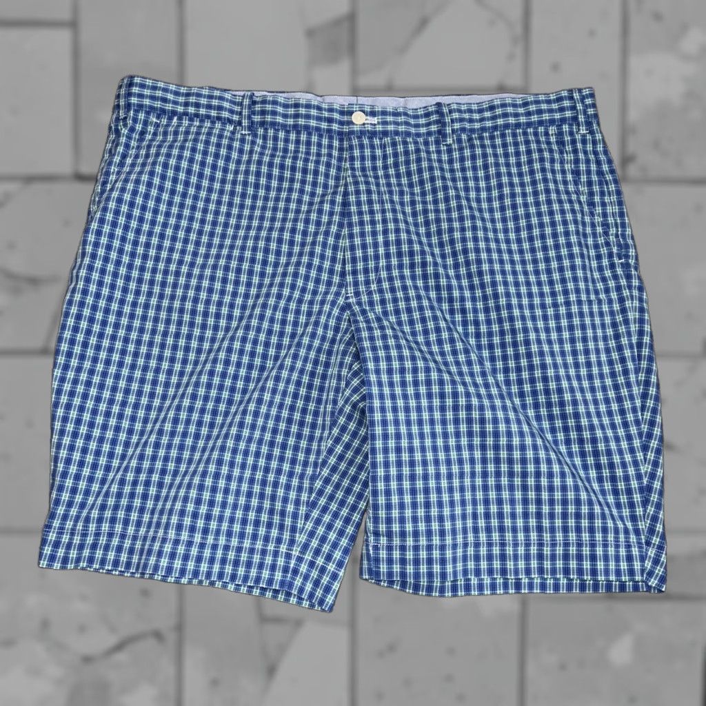 Ralph Lauren Polo Golf Ralph Lauren Shorts Mens Size 40 Classic Fit Plaid Blue Golf Chino Regular Mens Size US L / EU 52-54 / 3 - 1 Thumbnail